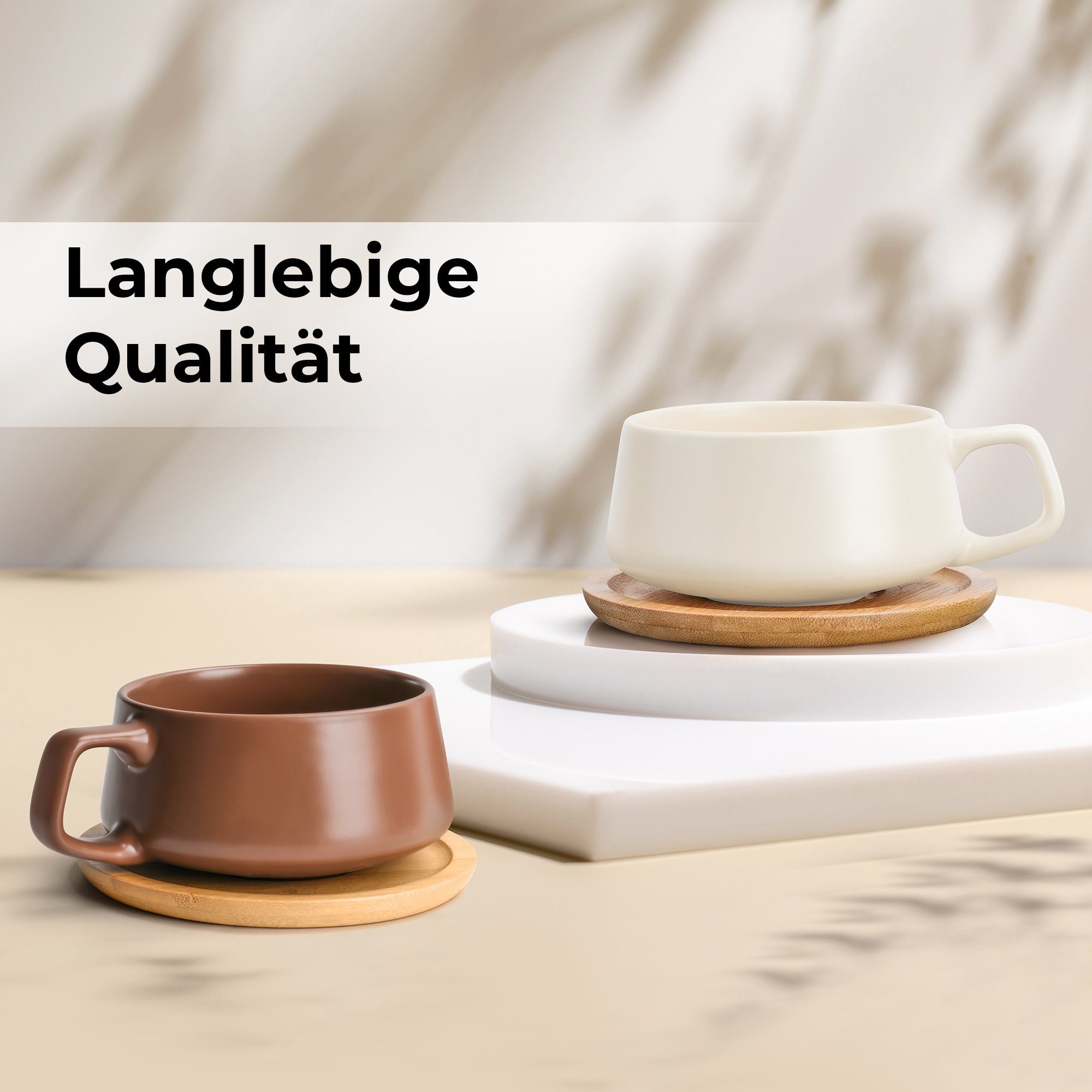 MiaMio Cappuccinotasse Cappuccino Cups (Luxe Collection)