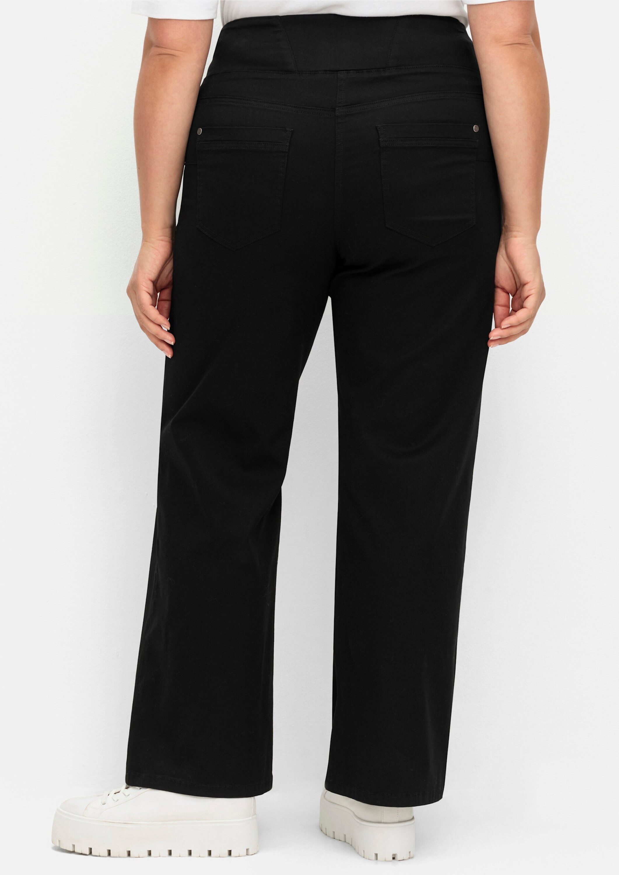 Sheego Jerseyhose Stretch-Hose im Curvy-Schnitt ANNE