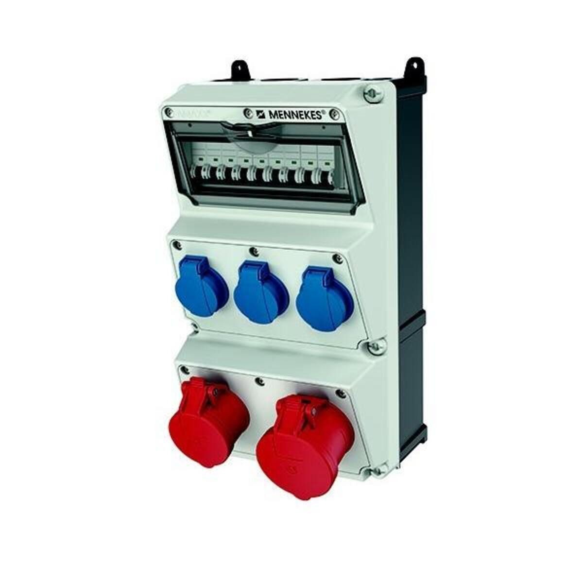 Mennekes Elektroauto-Ladestation Mennekes Steckdosen-Kombination 930011