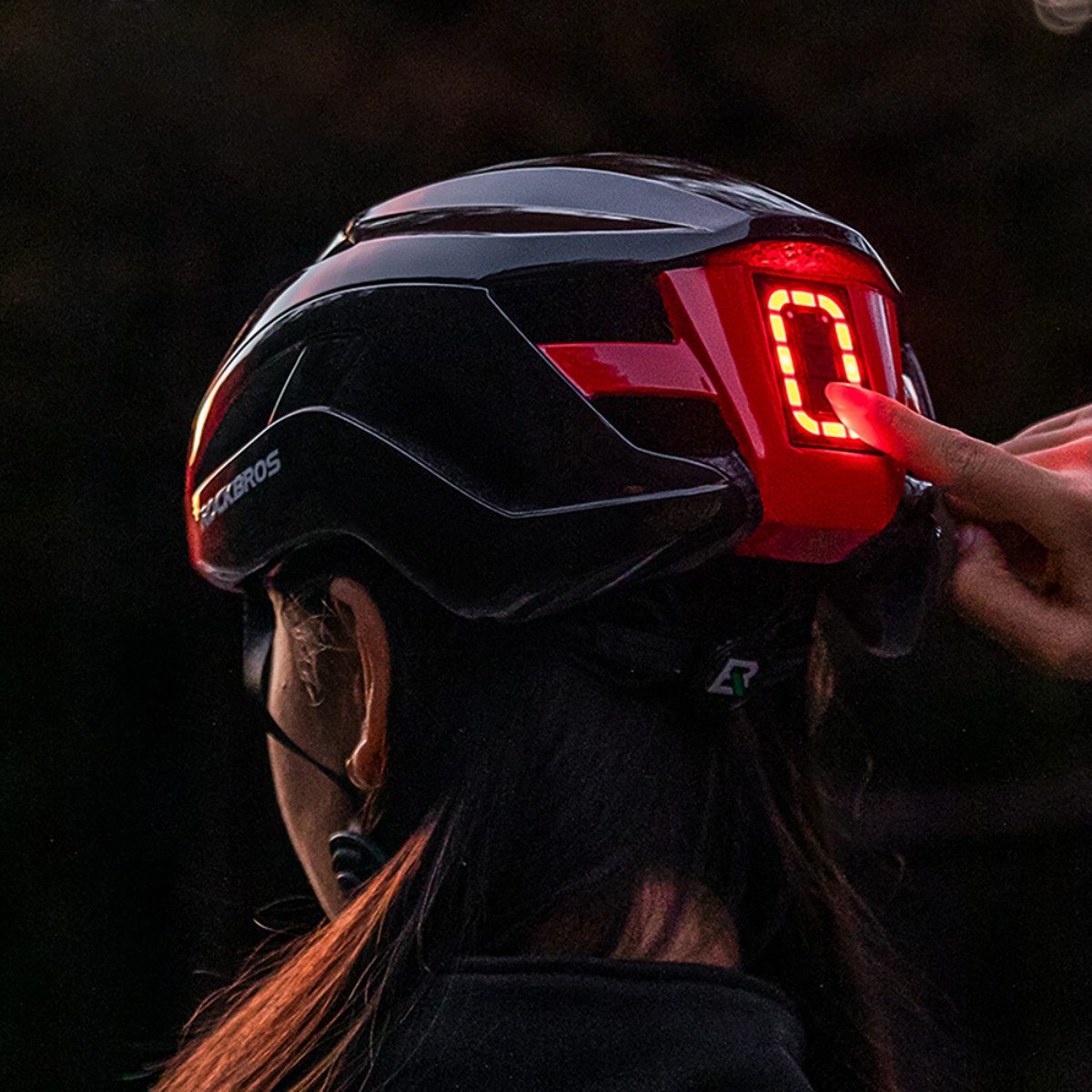 ROCKBROS Fahrradhelm ZK-077, Helm mit integrierter Rundum LED Beleuchtung – Bild 3 von 5