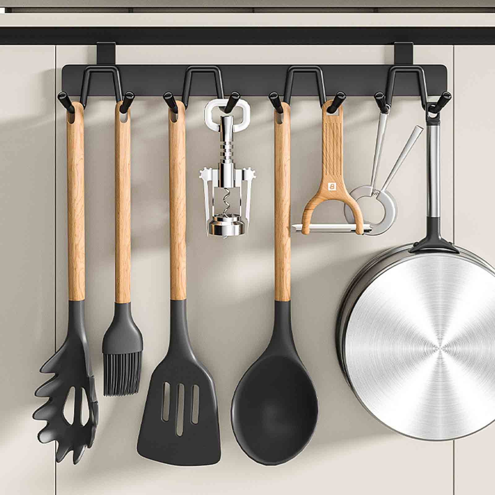 OKWISH Türgarderobe Türhaken Türhakenleiste Tür Kleiderhaken Küche Hakenlei günstig online kaufen