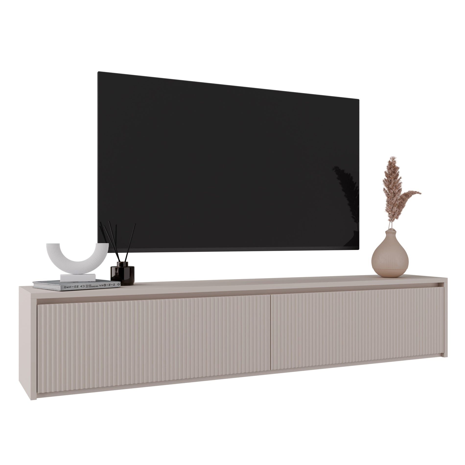 Selsey TV-Schrank Vemmi TV-Lowboard in Kaschmir, Soft-Close, 180 cm – Bild 5 von 5