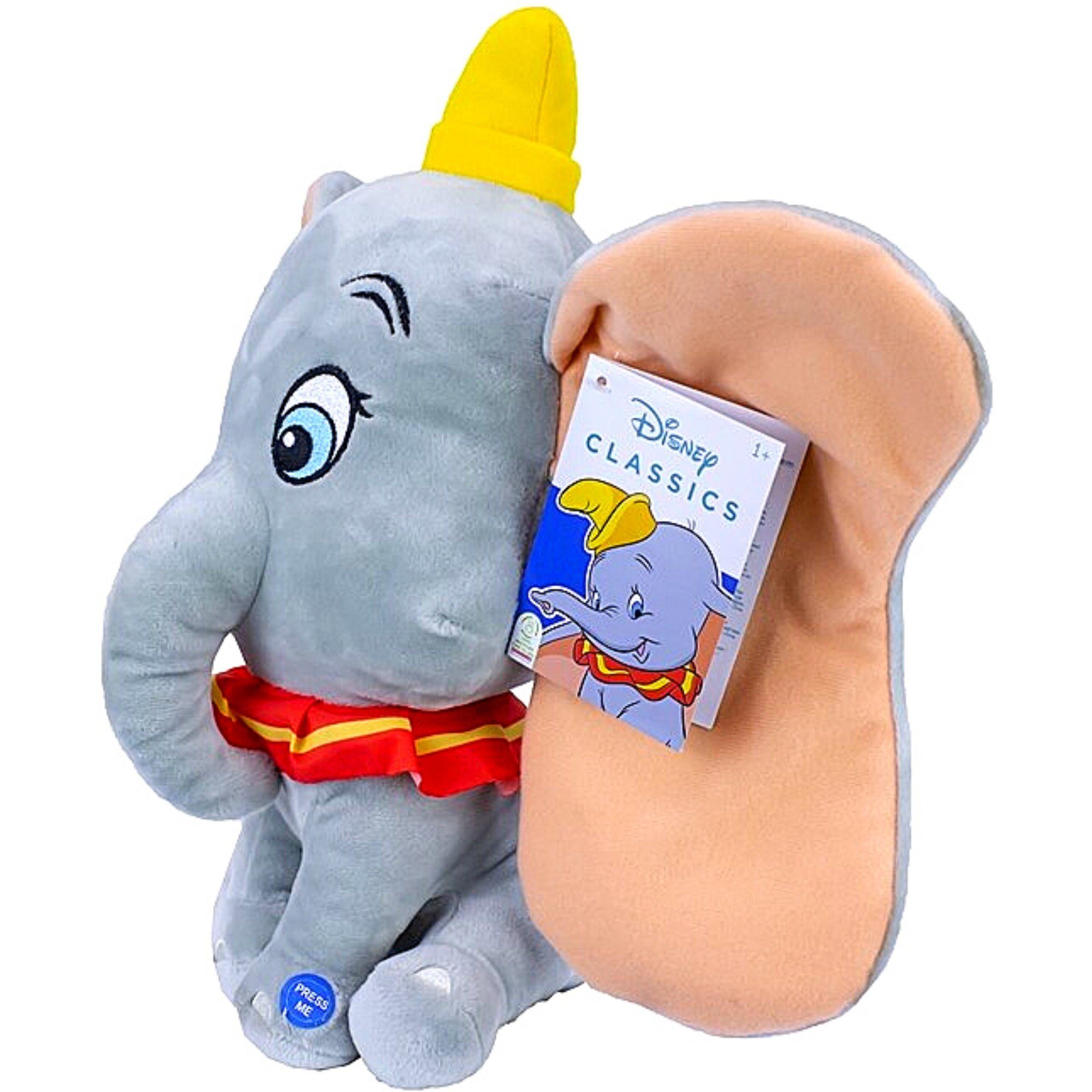 Dumbo, Kuscheltier kuscheligen weichem 32 cm, aus Disney Material