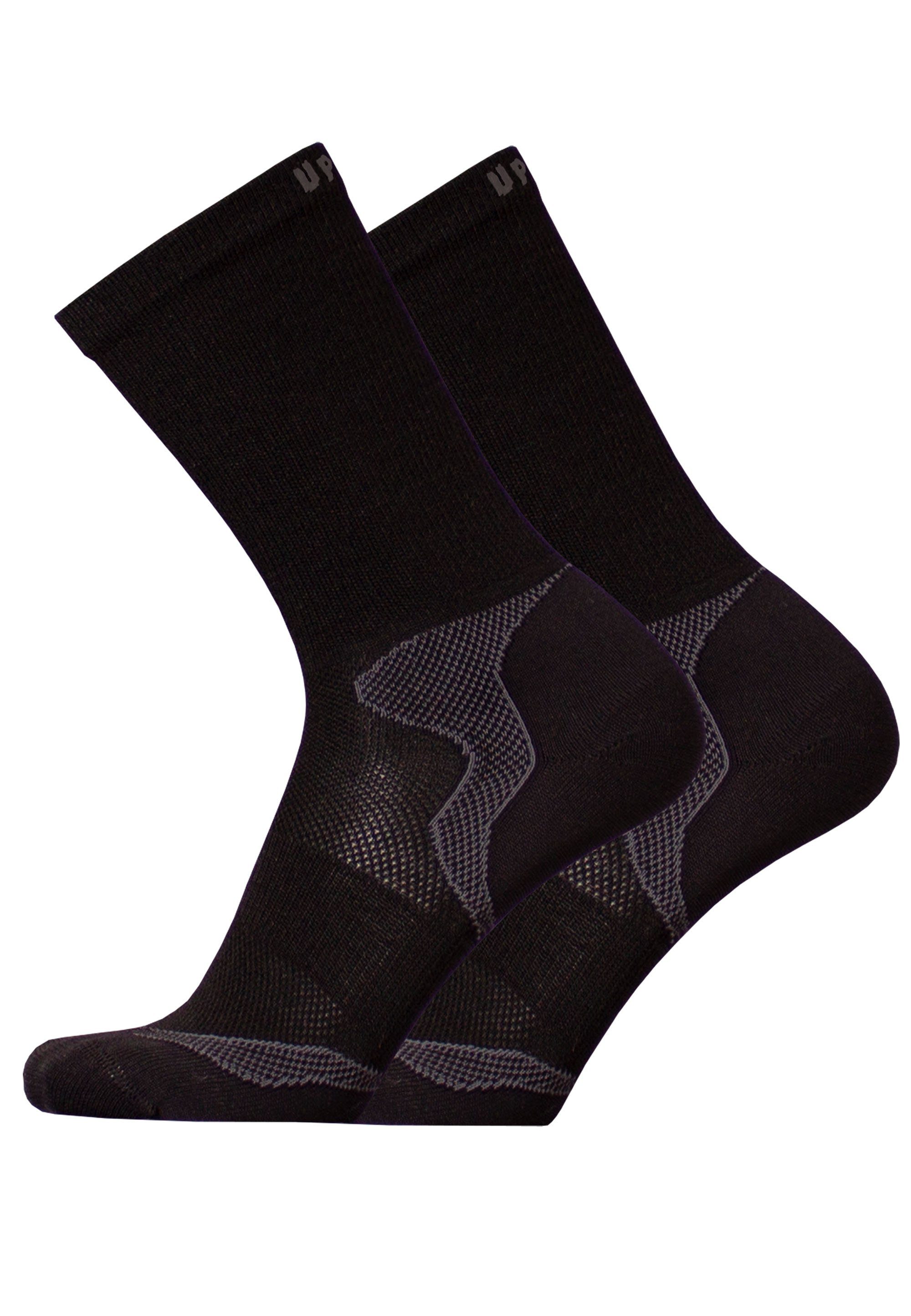 UphillSport Socken MALLA (2-Paar) mit atmungsaktiver Funktion schwarz
