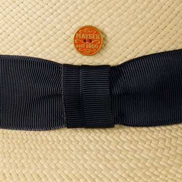 Mayser Sonnenhut (1-St) Strohhut mit Ripsband, Made in Ecuador