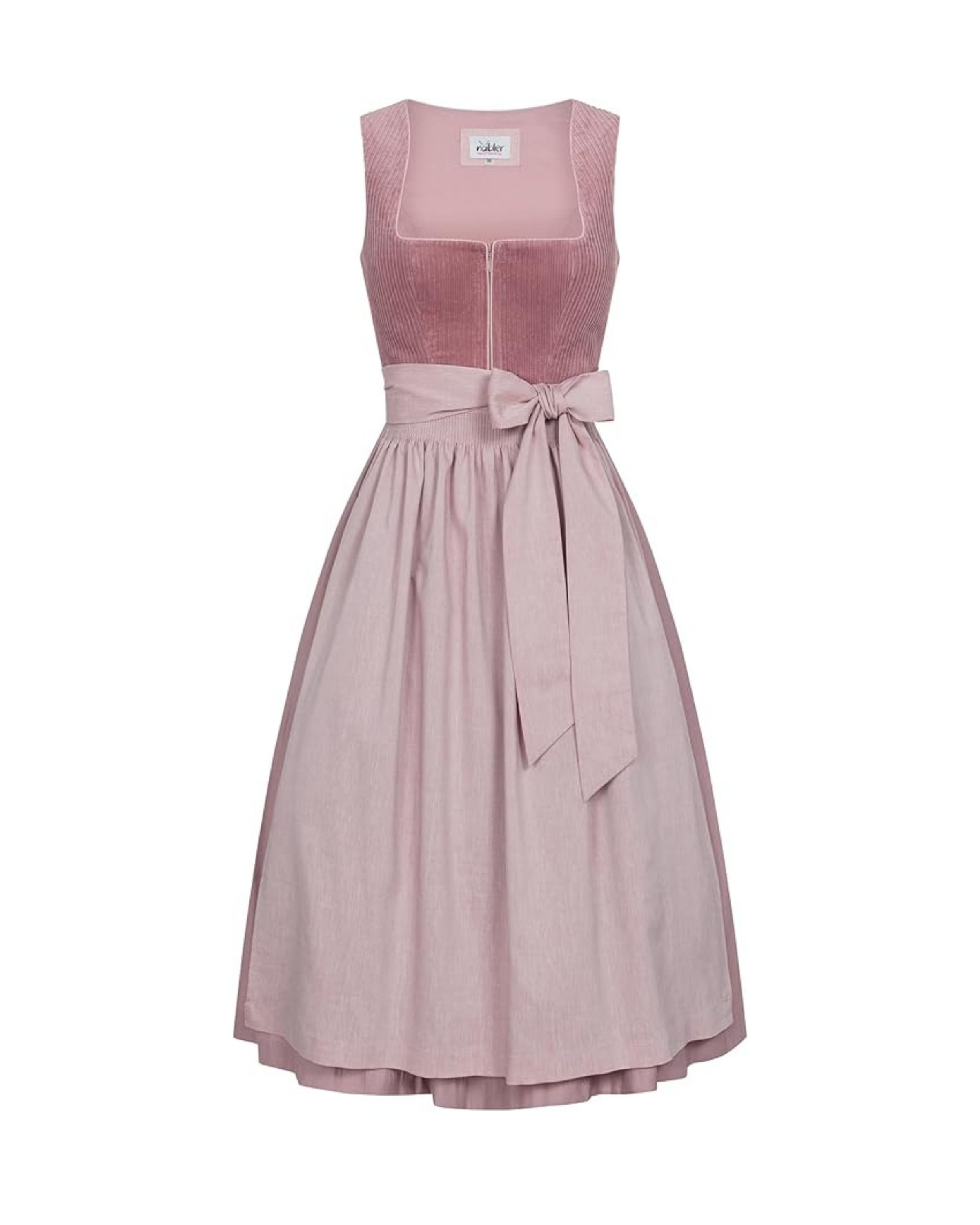 Nübler Dirndl Maxidirndl Florentine in Rosenquarz von Nübler - Rocklänge 70 cm