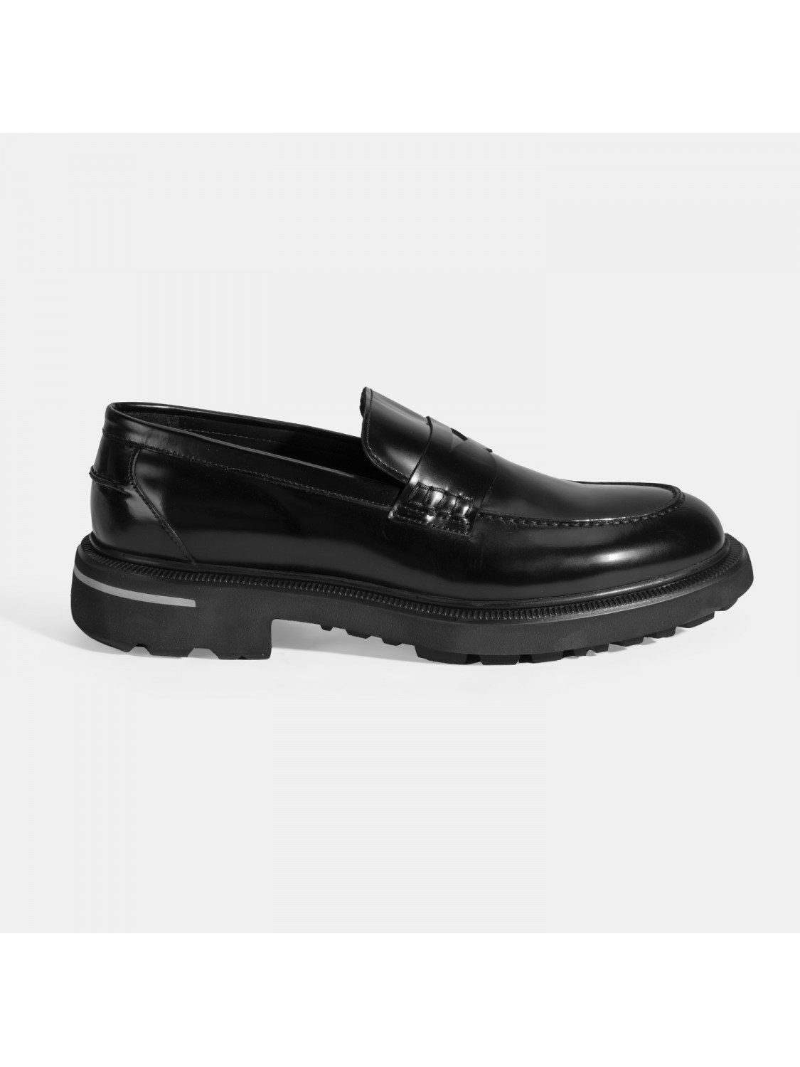 Desa Herren-Slipper – Lederoptik, Schnürung, atmungsaktiv, flacher Absatz L günstig online kaufen