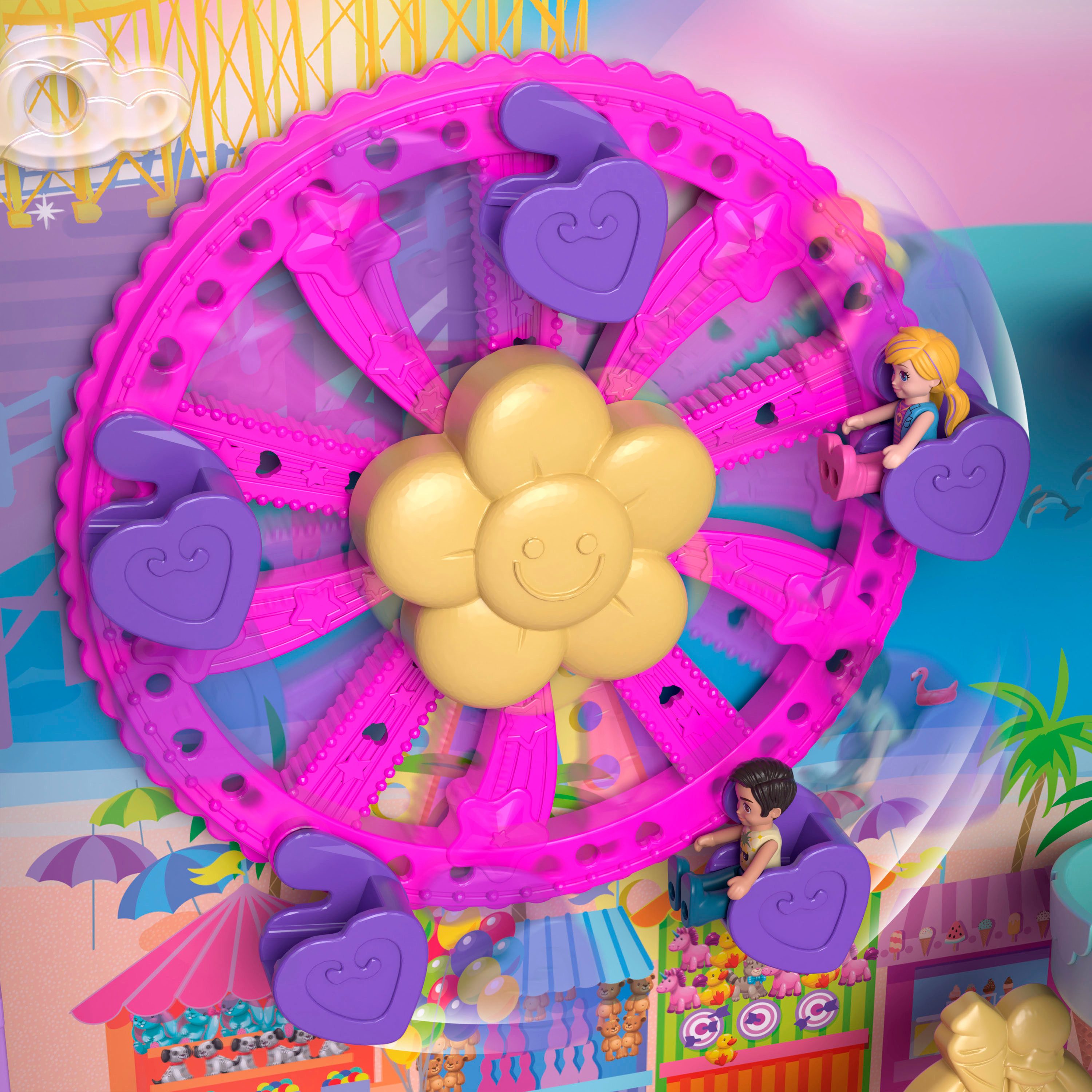 Polly Pocket Spielwelt Pollyville Urlaub im Rollkoffer