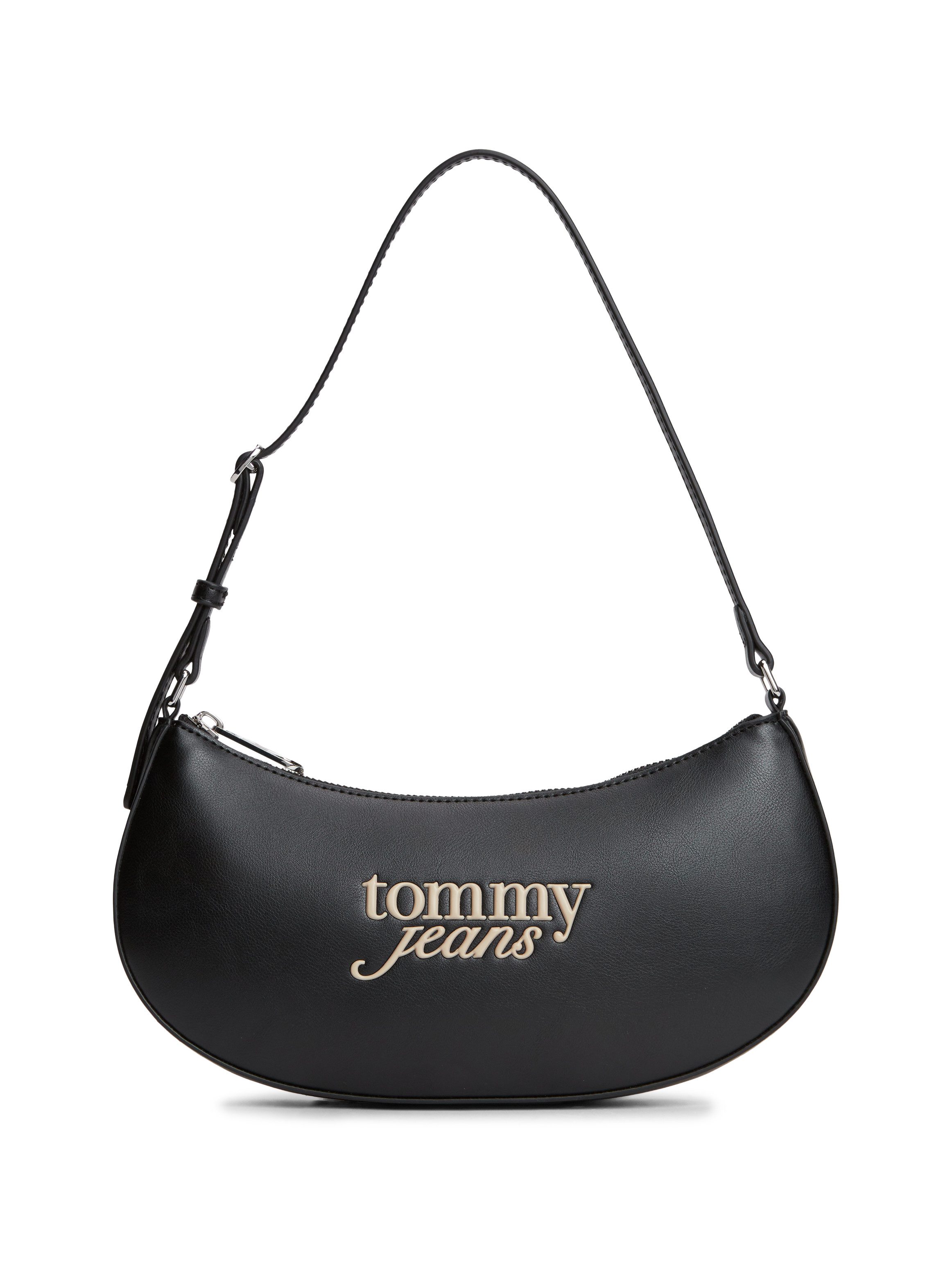 Tommy Jeans Schultertasche TJW MUST SHOULDER BAG, Damen Handtasche, Umhängetasche mit Kontrast-Logo