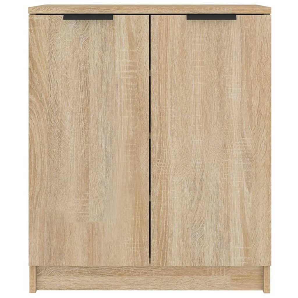 vidaXL Schuhschrank NA Schuhschrank Sonoma Eiche 59x35x70 cm Spanplatte Türen Schuhe Verst