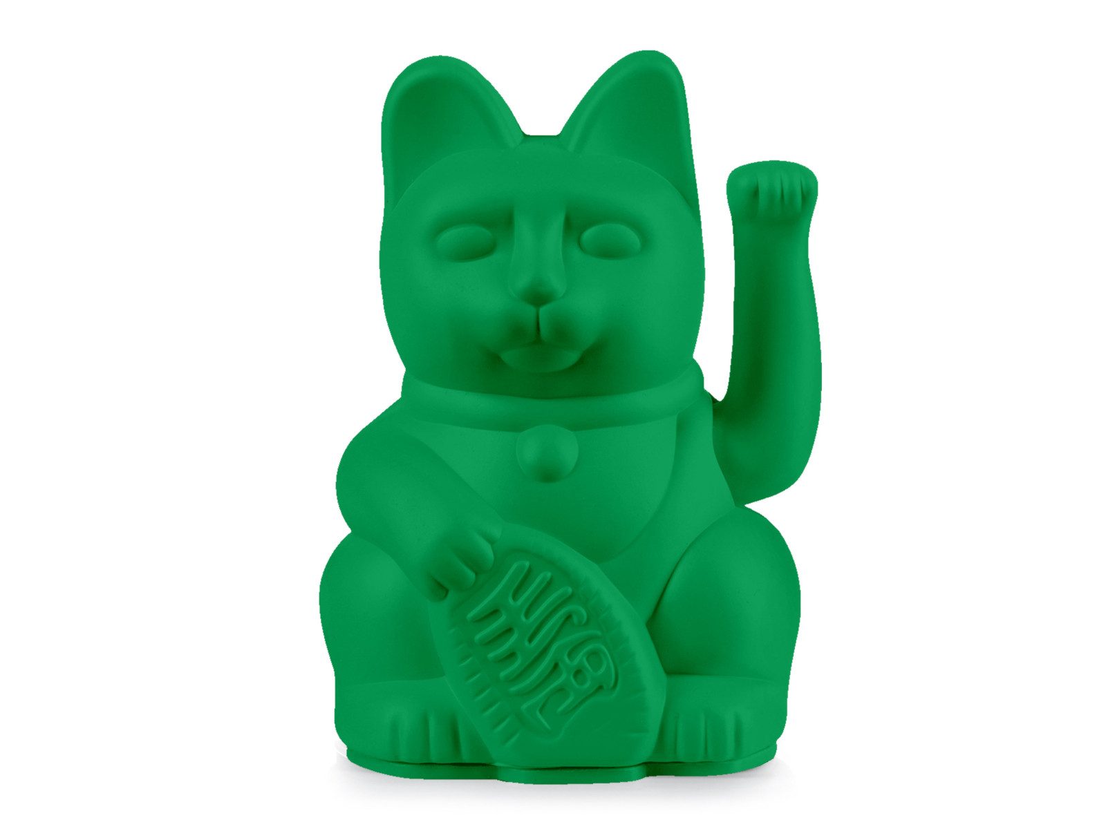 Donkey Products Dekofigur Lucky Cat Mini Winkekatze vivid green 10cm