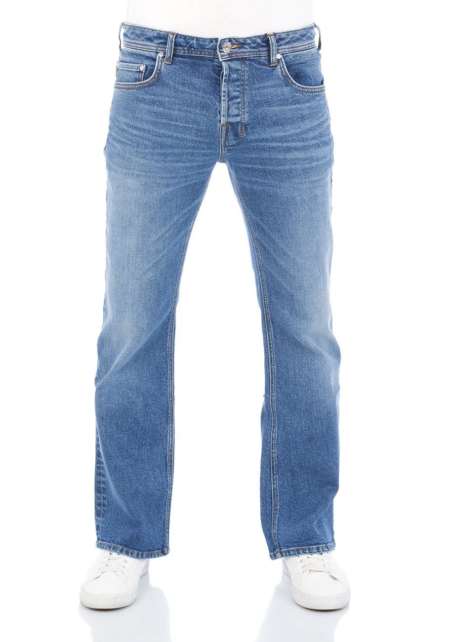 Bootcut-Jeans Herren Jeanshose Timor Boot Cut