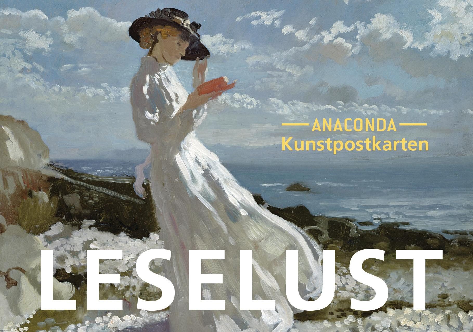 Anaconda Verlag Grußkarten Postkarten-Set Leselust