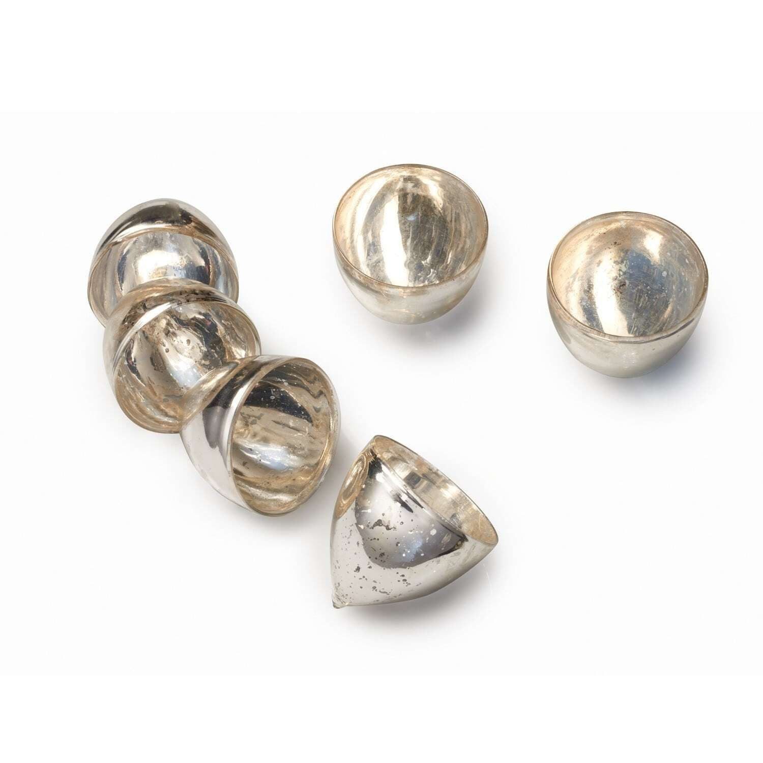 Mirabeau Windlicht Schwimmwindlichter 6er Set Adelia antiksilber (6er Set, günstig online kaufen