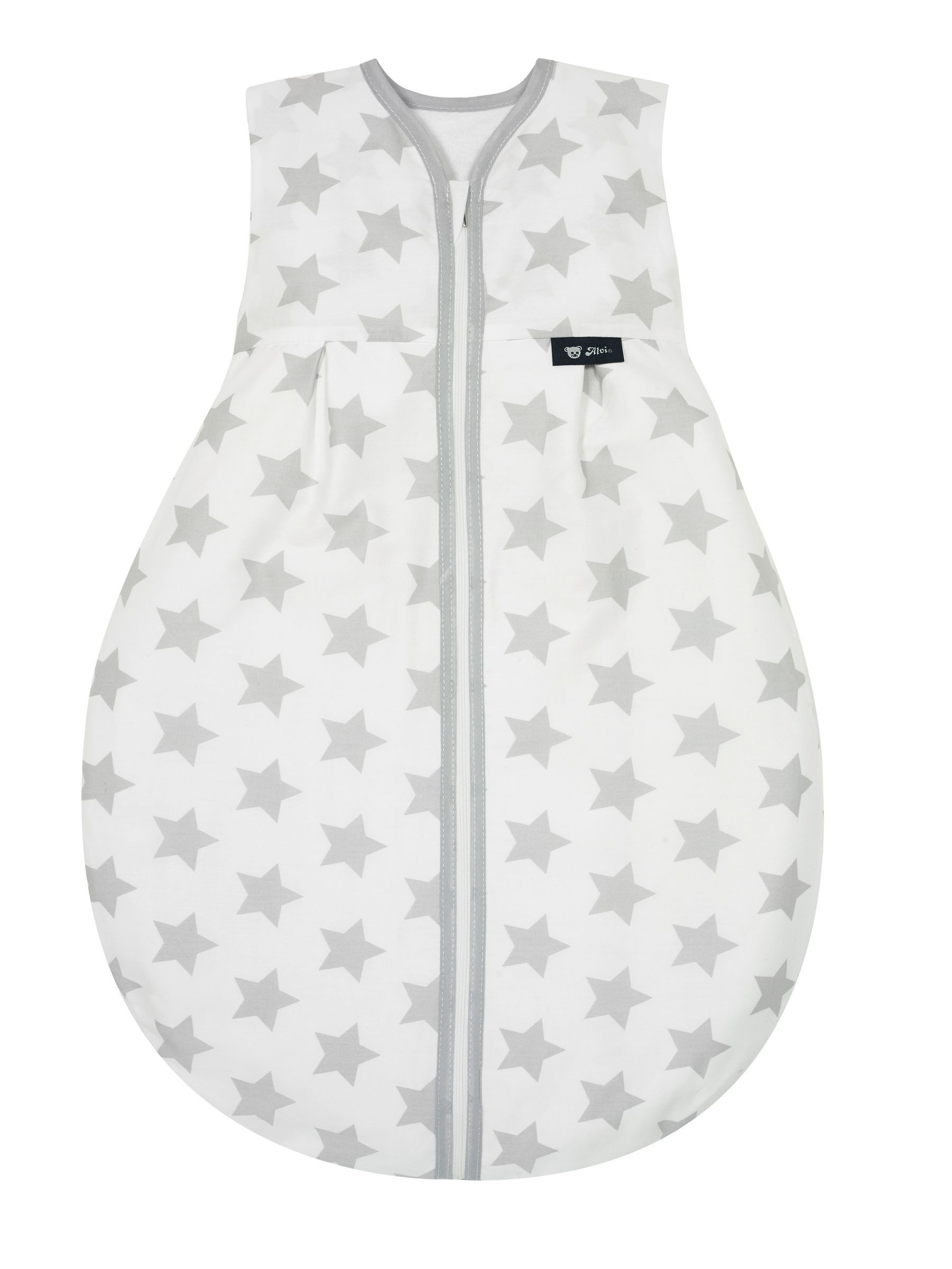 Alvi® Babyschlafsack Baby Kugelschlafsack Molton, Sommerschlafsack ärmellos, weicher Stoff aus 100% Baumwolle