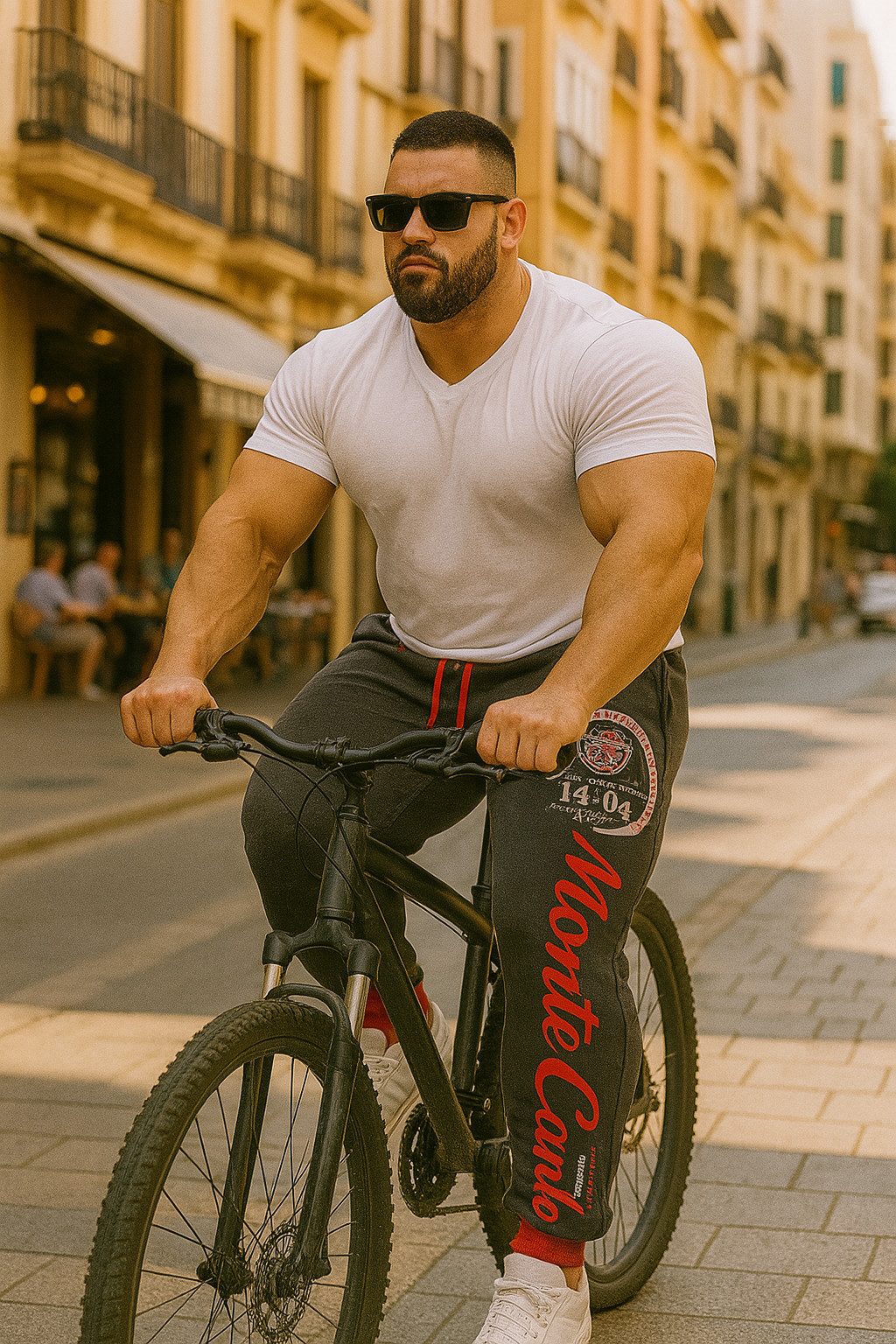 L.gonline Jogginghose Herren Jogginghose, Freizeithose, Sporthose, Monte Carlo 592 (Sweatpants, 1-tlg., im modischem Design) Fitness Freizeit Casual