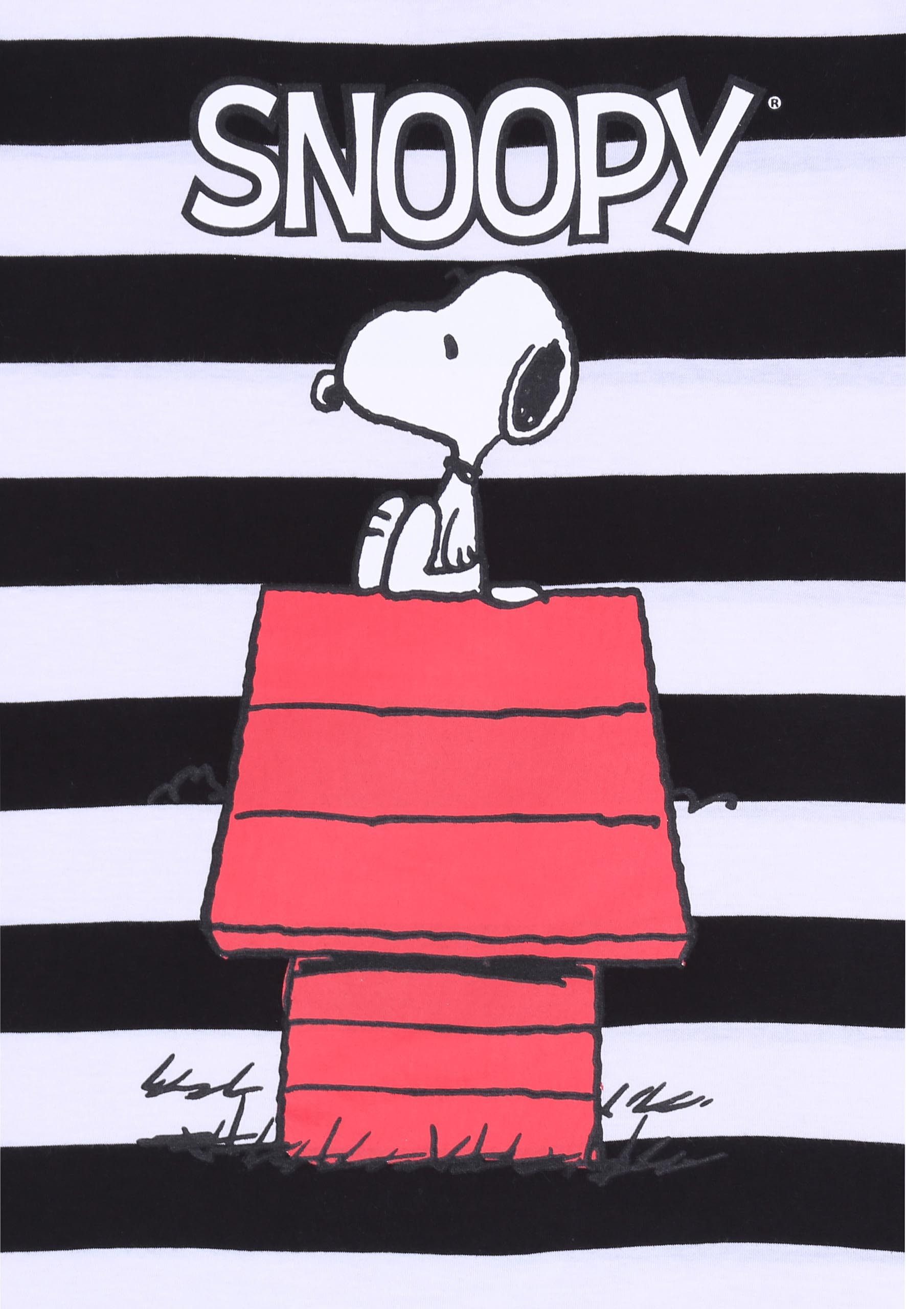 Sarcia.eu Schlafanzug Schwarzweisses Snoopy T-Shirt XXS