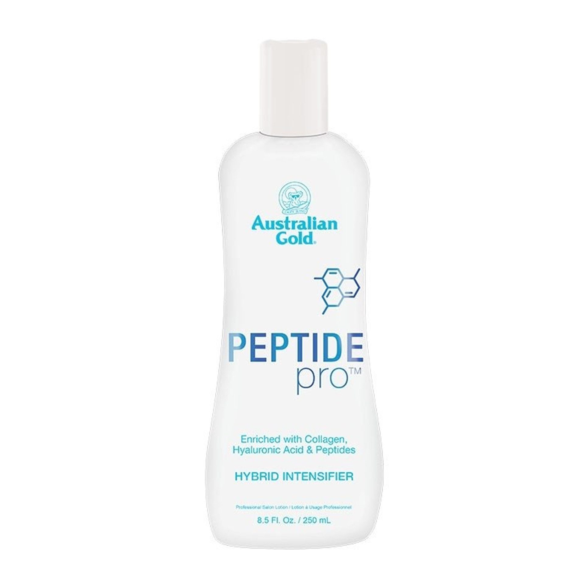 Australian Gold Selbstbräunungslotion Peptide Pro Hybrid Lotion 250ml, Feuchtigkeitspendend, reines Tanning Produkt
