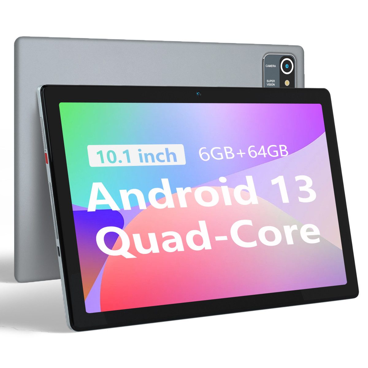 BUFO Tablet 64G 1280x800 IPS 5000mah Android 13 Tablet (10", 64 GB, Android 13, Große Kapazität)