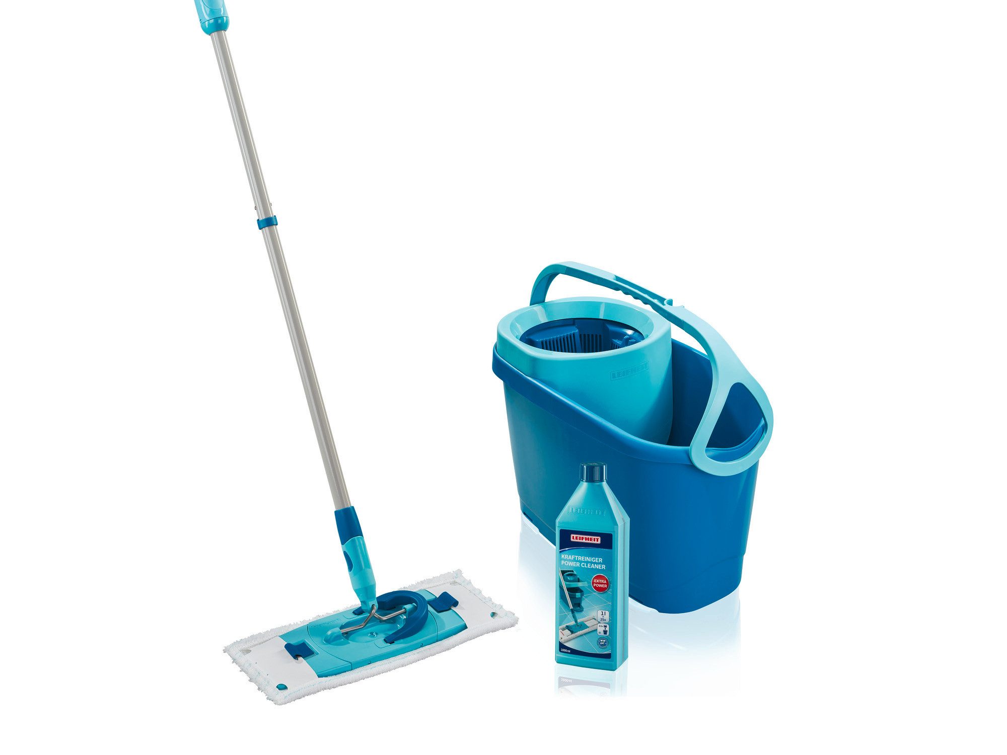 Wischmopp Set CLEAN TWIST M Ergo micro duo + Kraftreiniger