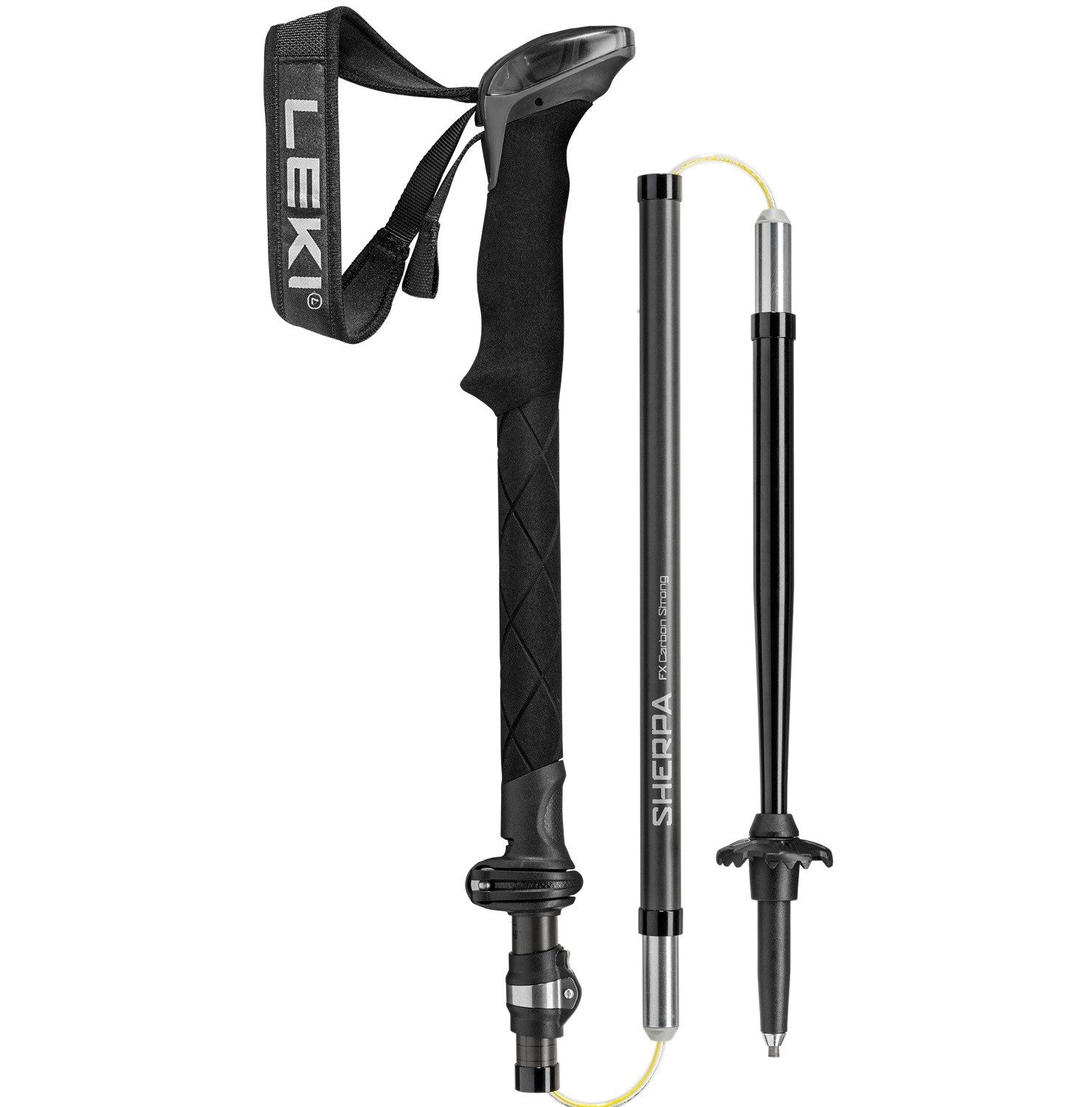 Leki Trekking-Stöcke Leki Sherpa FX Carbon Strong 120 - 140 cm Trekking Teleskop Stöcke 656