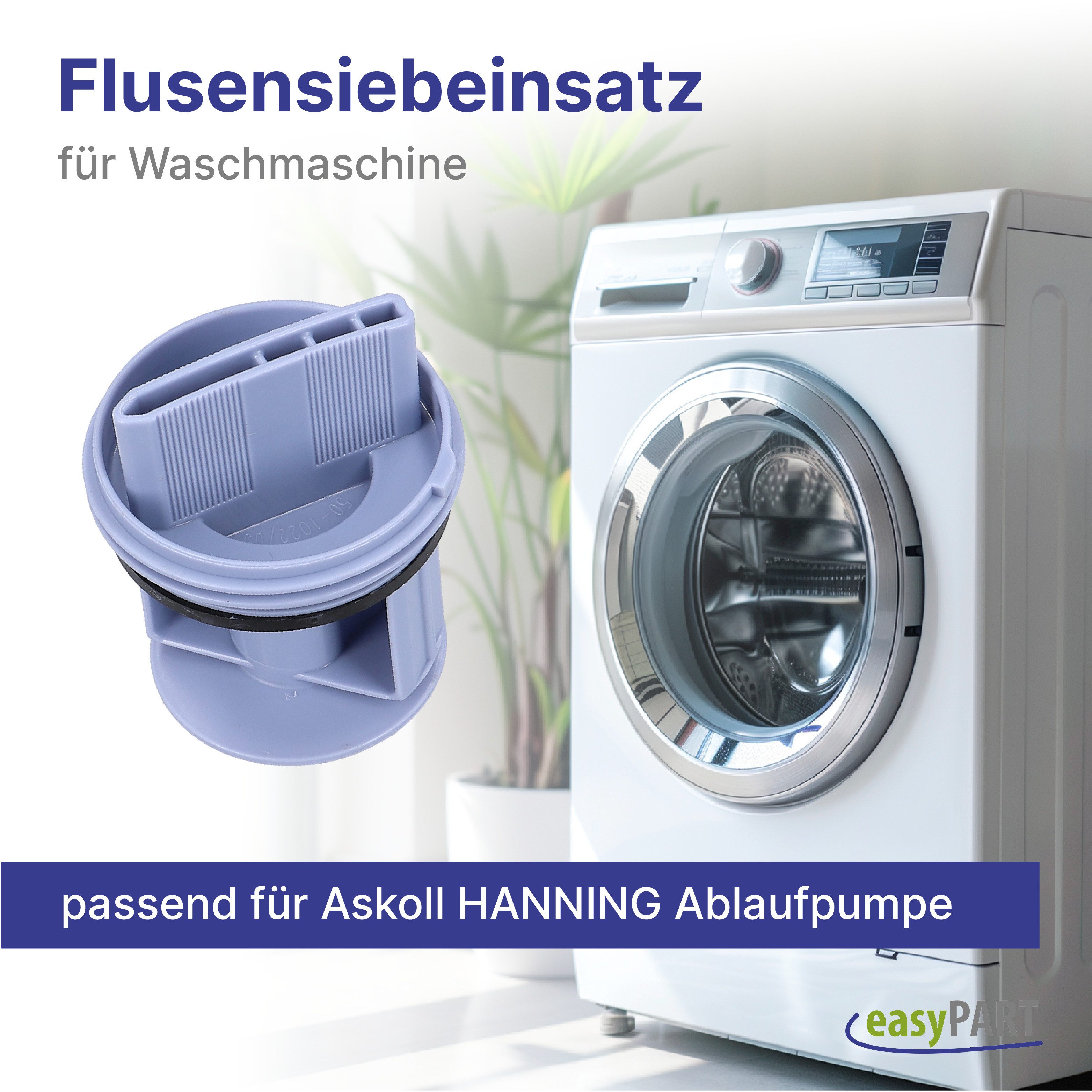 easyPART Vorfilter wie BOSCH 00647920 BOSCH 00647920, Waschmaschine