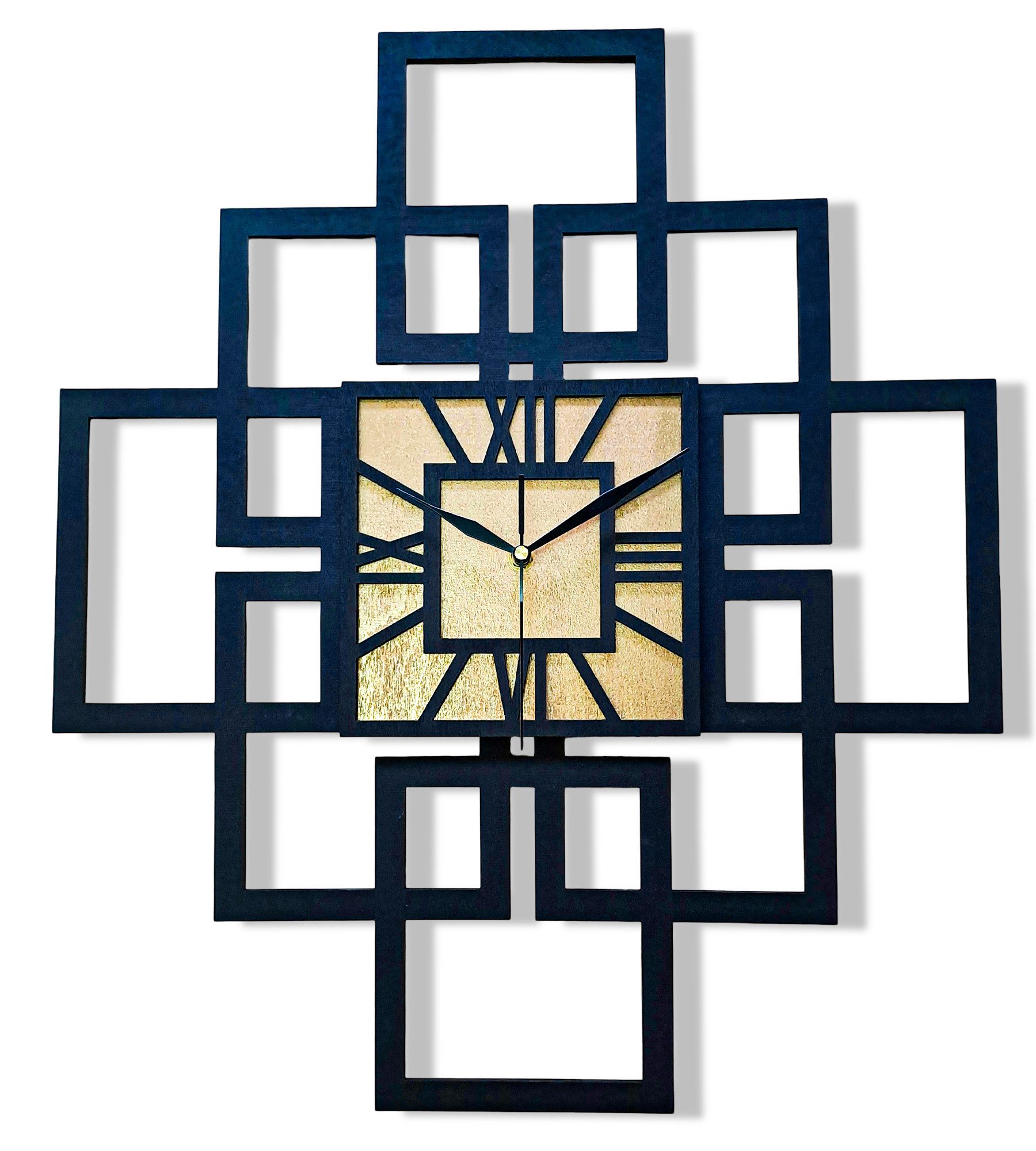 ORNAMENTI Wanduhr Große, moderne Wanduhr, Holz, günstig online kaufen
