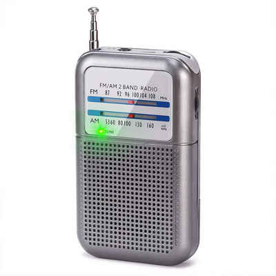 BEARSU »Mini Radio Batteriebetrieben, AM FM UKW Radio mit Exzellentem Empfang, mit Signalanzeige, Kleines Radio mit AAA-Batterie betrieben zum Spazierengehen, Camping.« Radio