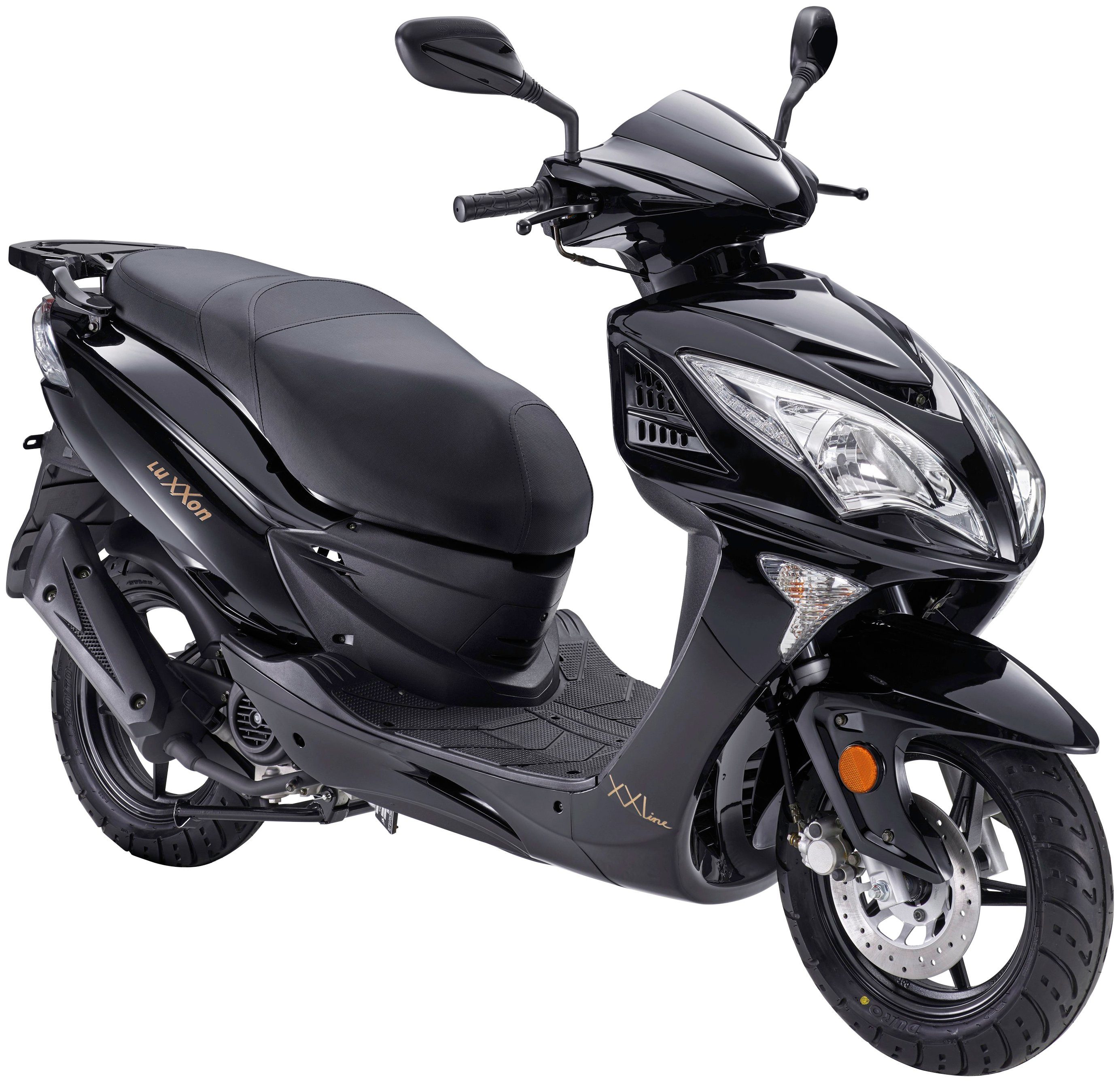 Euro schwarz 49,46 5 ccm, 45 Luxxon XXLine, km/h, Motorroller