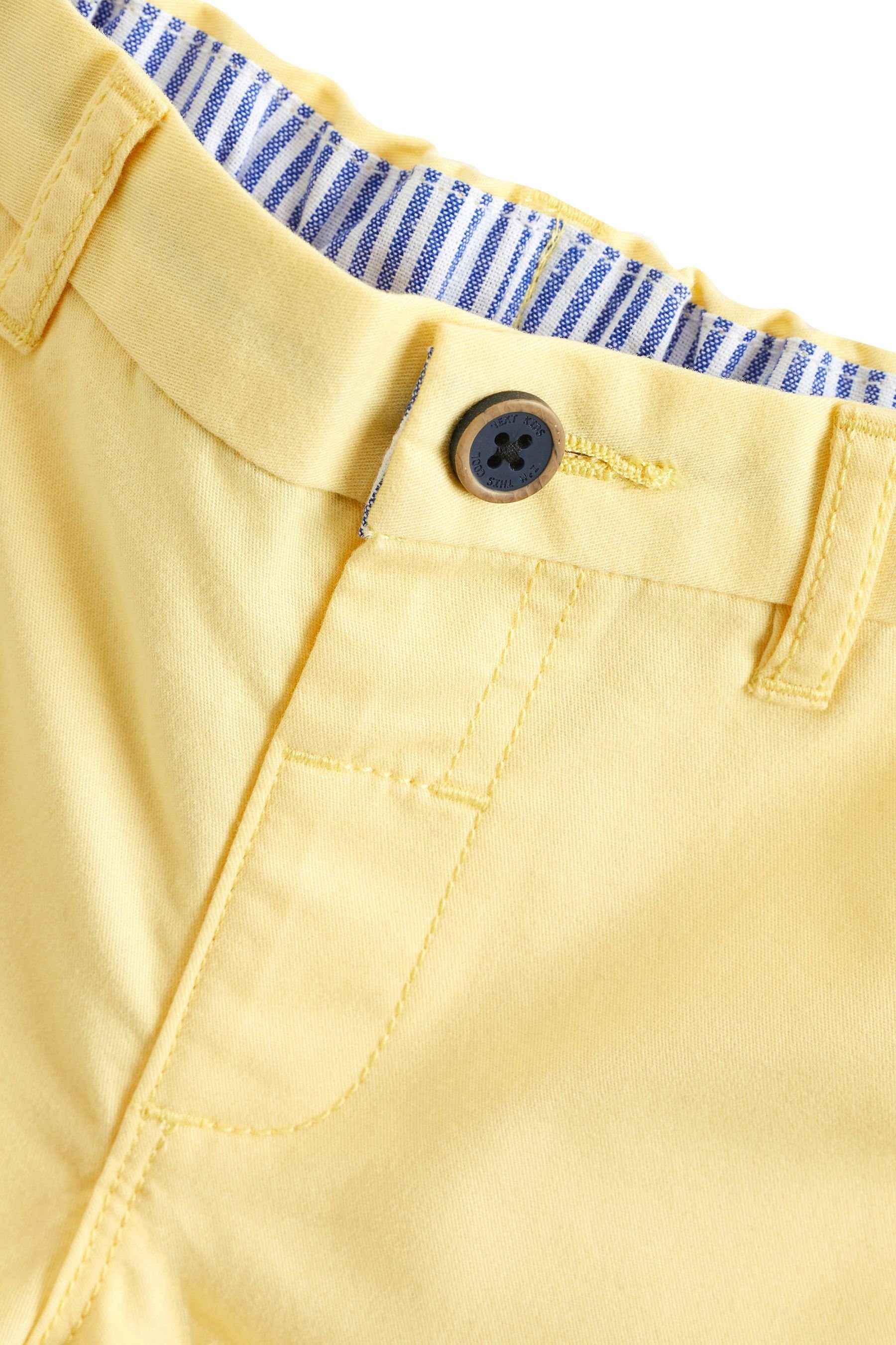 Chino-Shorts (1-tlg) Chinoshorts Yellow Next