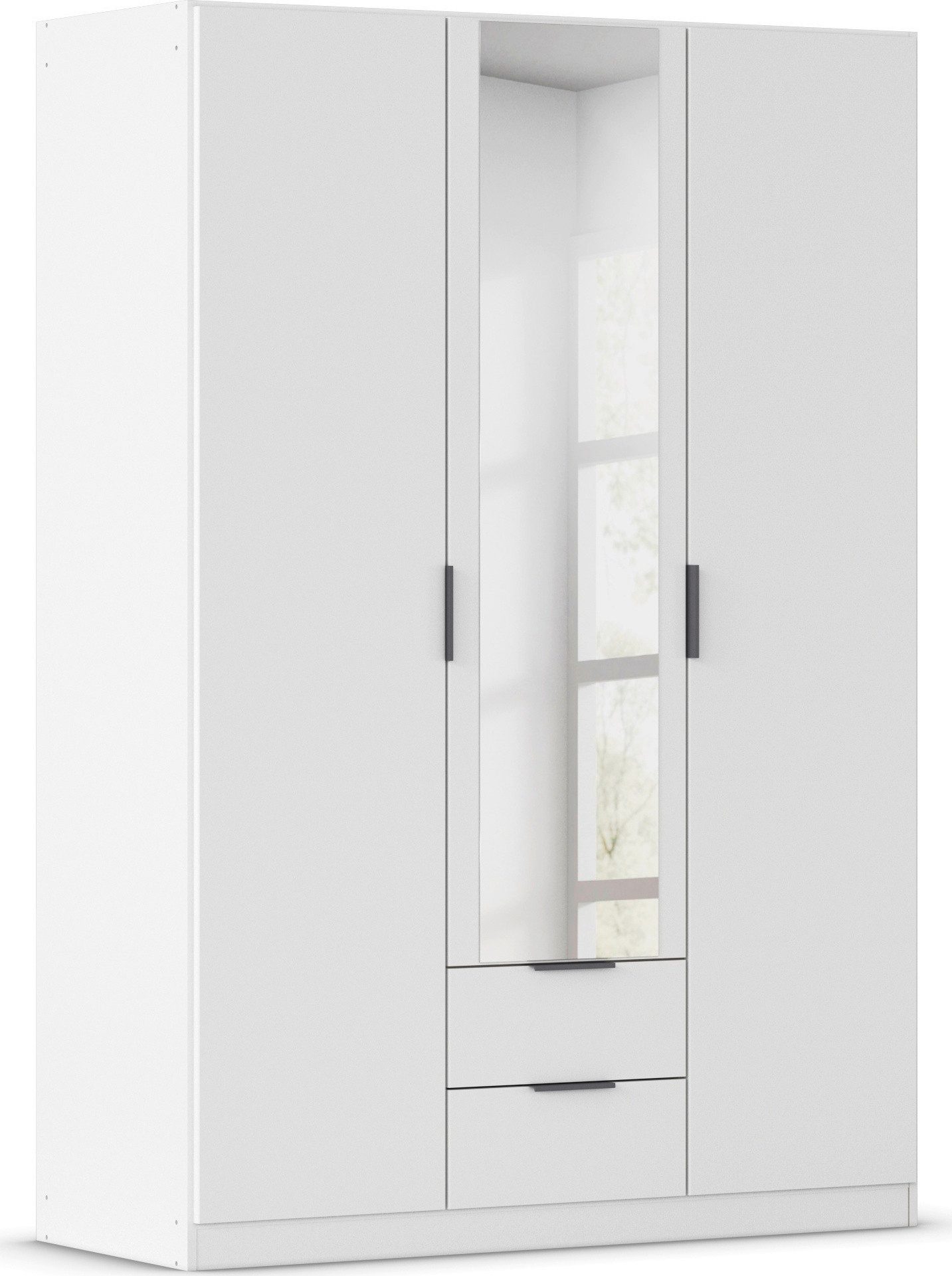 rauch Kleiderschrank Drehtürenschrank Schrank Garderobe Ankleide Schlafzimmer LAGOA (3 verschiedene Ausstattungen BASIC/CLASSIC/PREMIUM (inkl. SOFT-CLOSE) geräumige Schubladen, 3 Breiten, optional mit Aufsatz MADE IN GERMANY