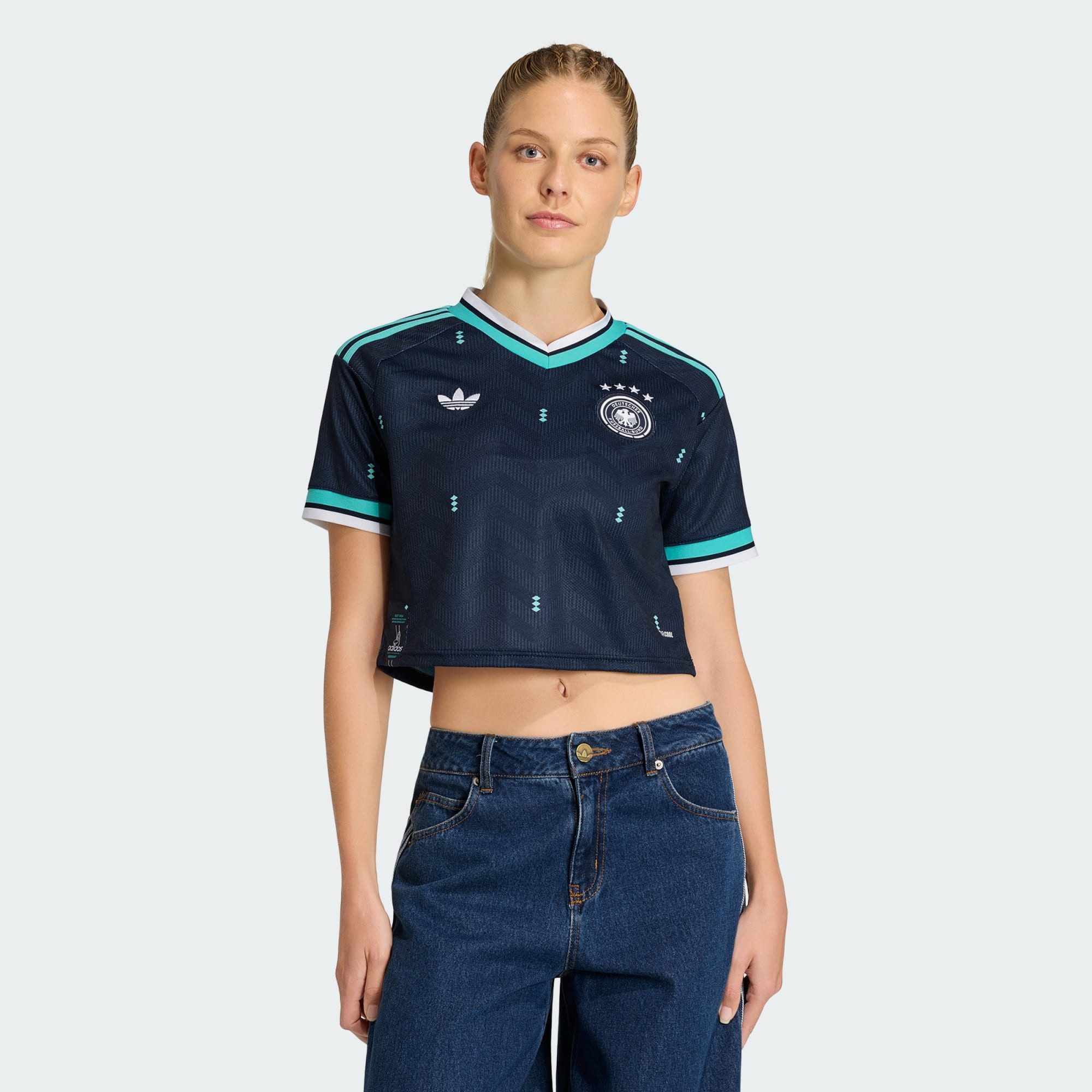 Fußballtrikot DEUTSCHLAND 26 AUSWÄRTSTRIKOT, KÜRZER GESCHNITTEN