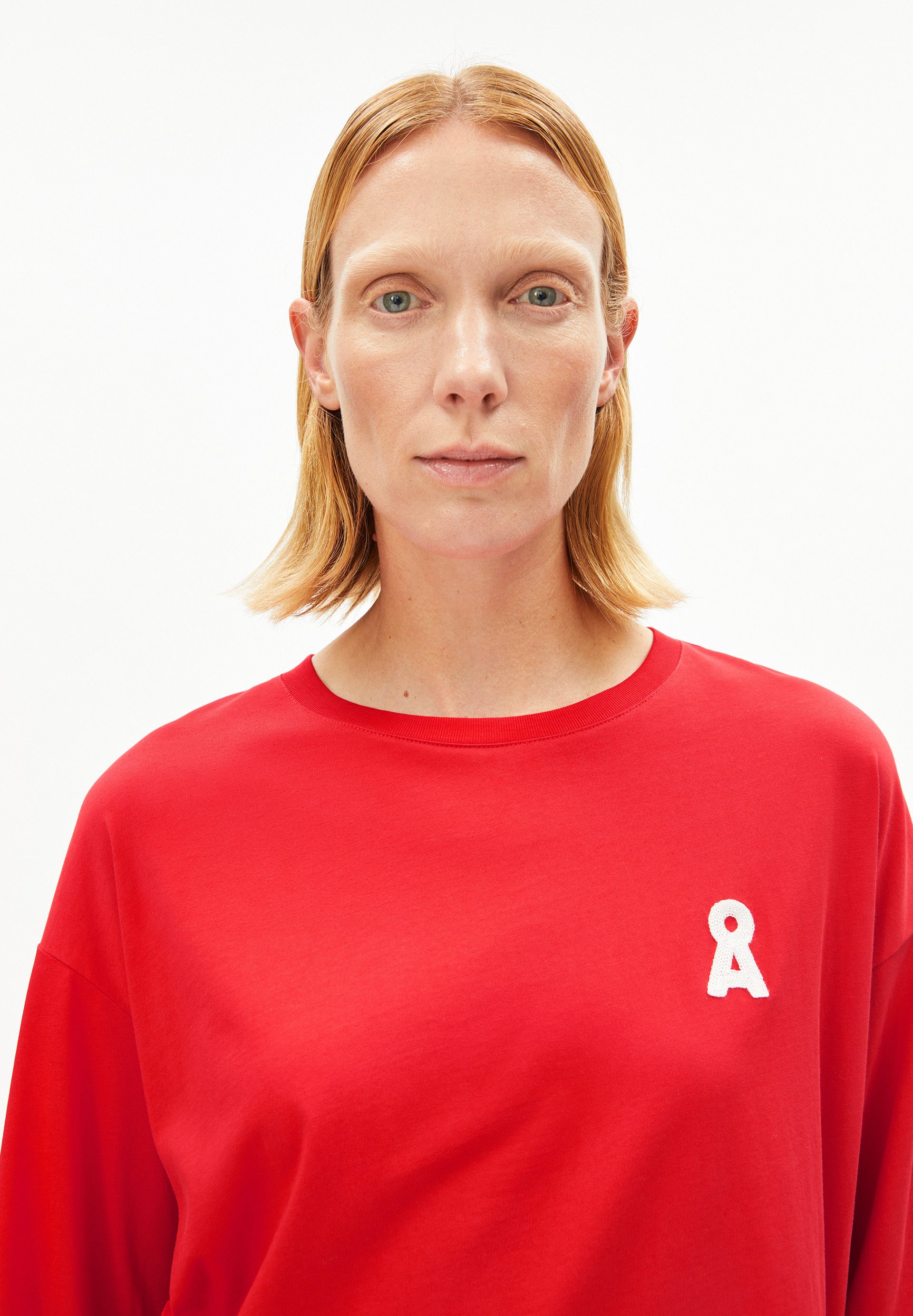 Armedangels Longsleeve ICONIC Å FIETAA Longsleeve aus Bio-Baumwolle Oversized Fit