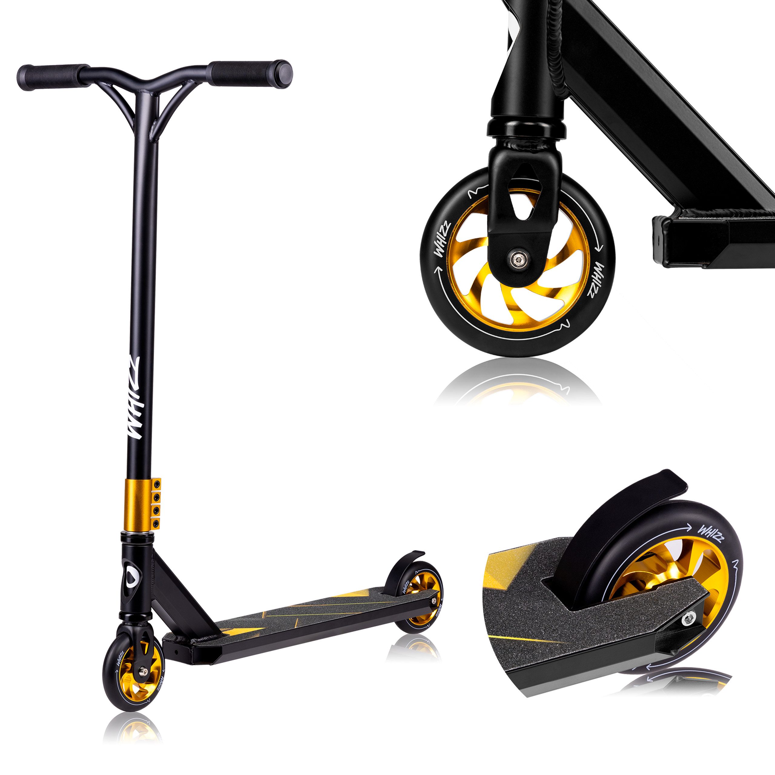lionelo Cityroller WHIZZ, (Set, Set), Kickscooter Stuntscooter 360° Lenkung mit ABEC 9
