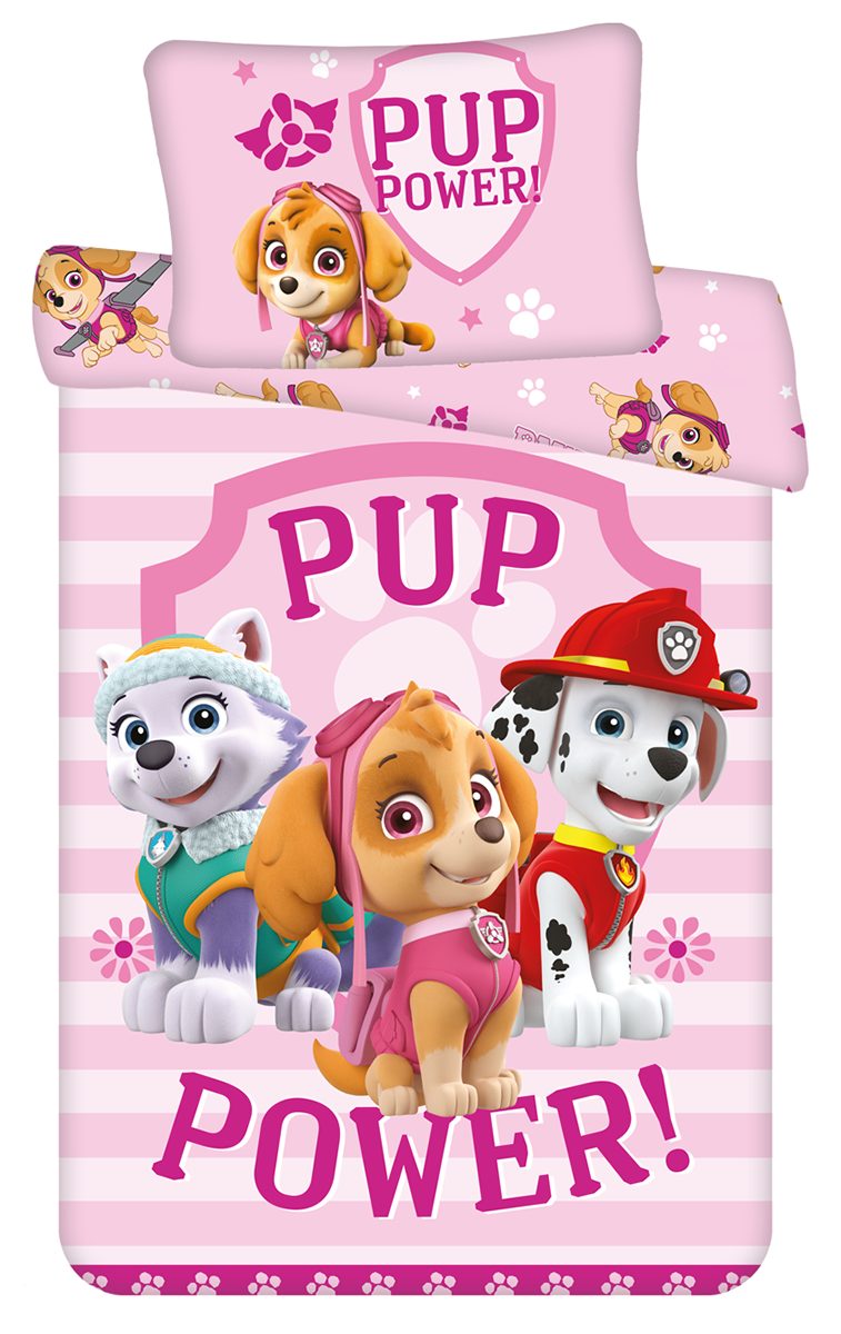 PAW PATROL Kinderbettwäsche Paw Patrol "Pup Power" Everest Skye Marshall Be günstig online kaufen