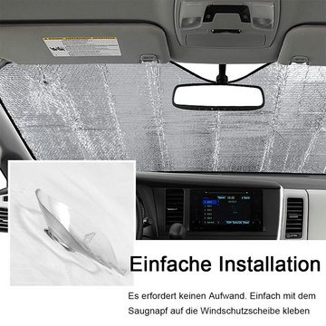 GelldG Abdeckungsheber Auto-Fenster-Windschutzscheiben-Abdeckung, Cartoon-Fensterfolien