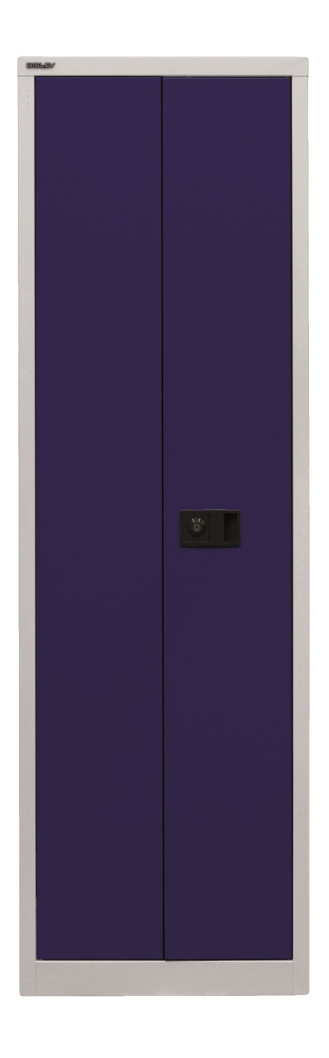 Bisley Aktenschrank Universal Flügeltürenschrank in Lichtgrau/Oxfordblau - Maße: H 196 x B 60 x T 40 cm