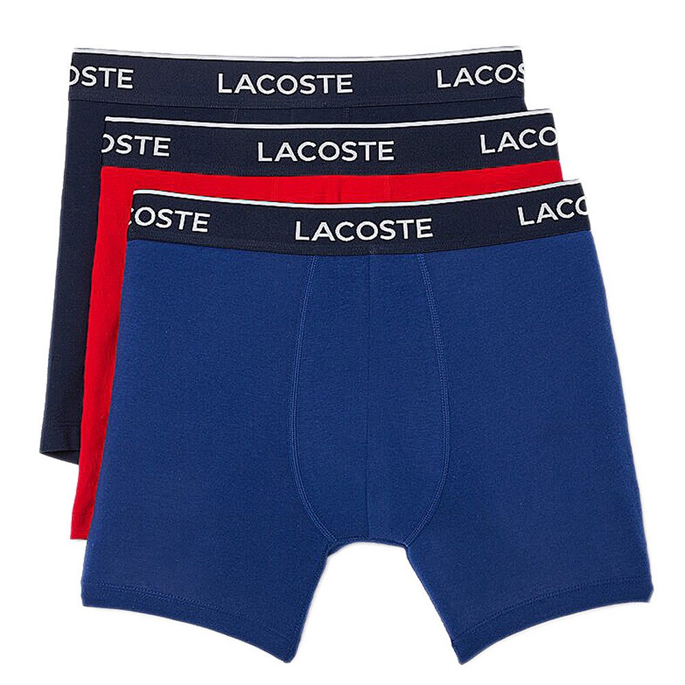 Lacoste Langer Boxer Herren Boxer Brief 3er Pack