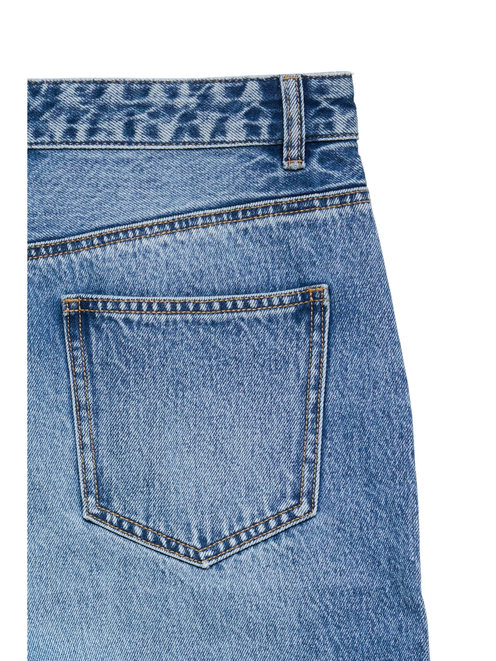 Vero Moda Jeansshorts VMRAILA MR DENIM JORTS NOOS Baumwolle, loose fit