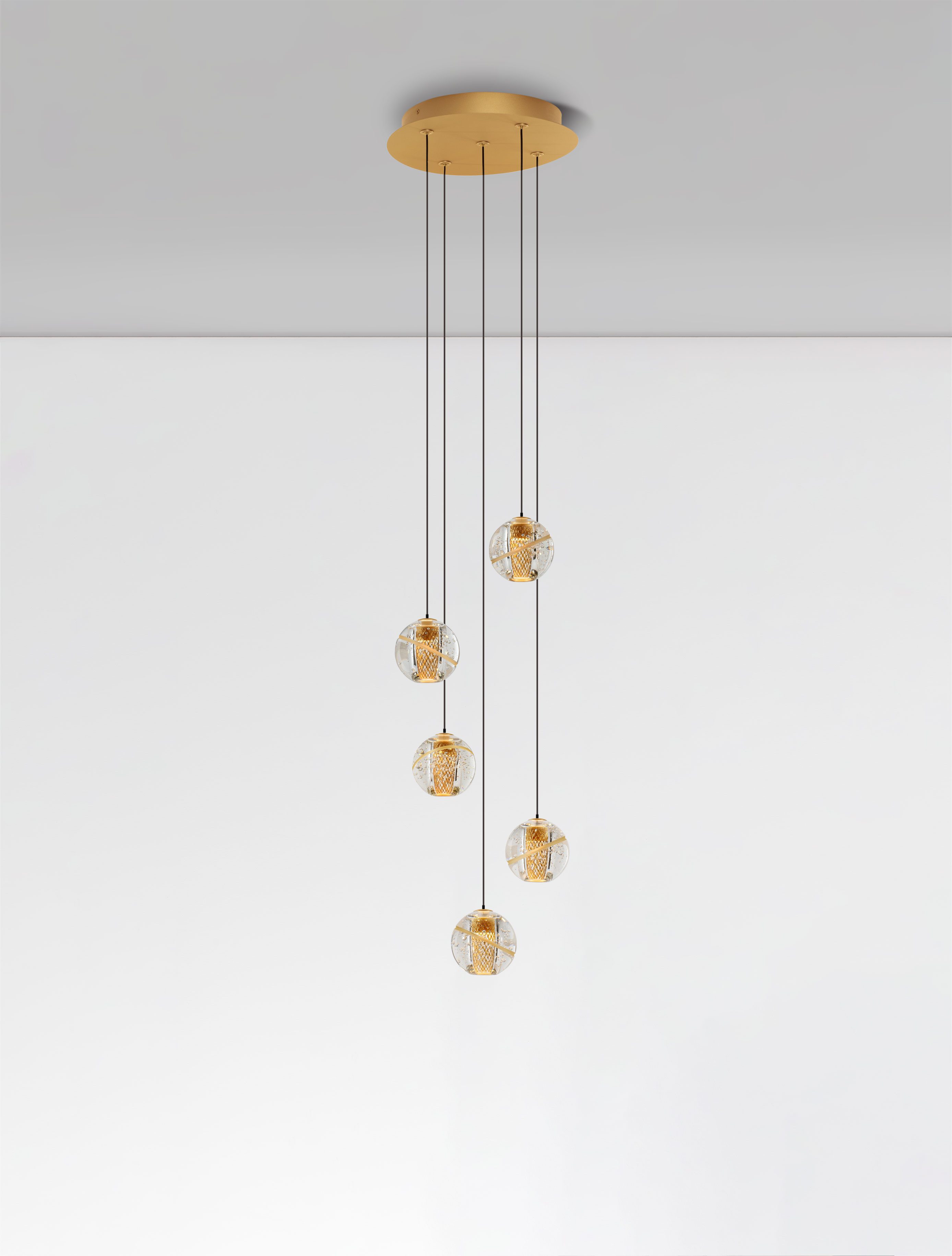 Nova Luce Pendelleuchte LICIO, Warmweiß