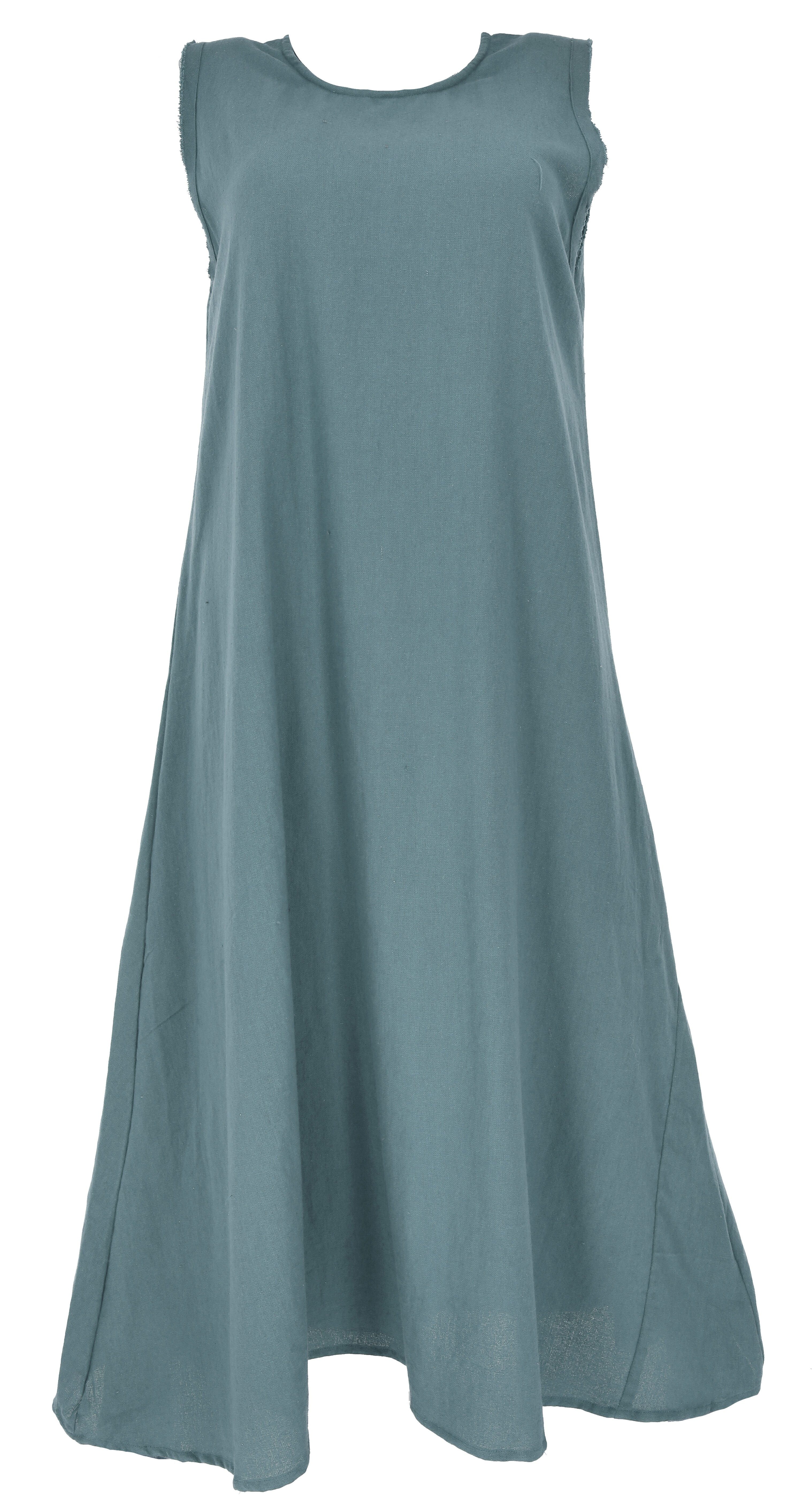 Guru-Shop Midikleid Natürliches Boho Sommerkleid, langes.. alternative Bekleidung