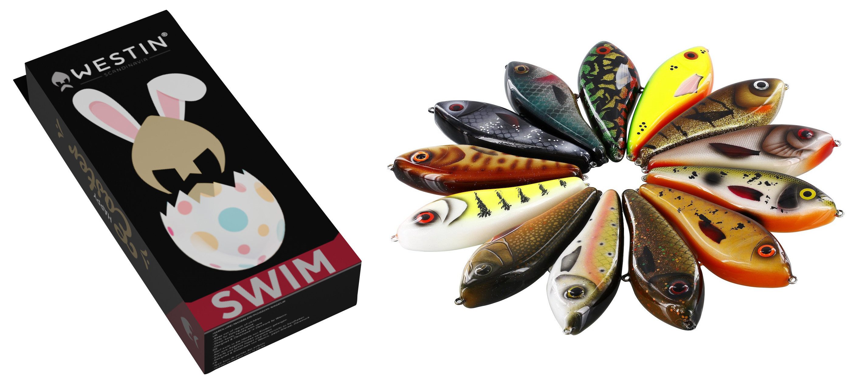 Kunstköder Oster Überraschung Geschenk - Swim Glidebait Easter Edition - Wobbler
