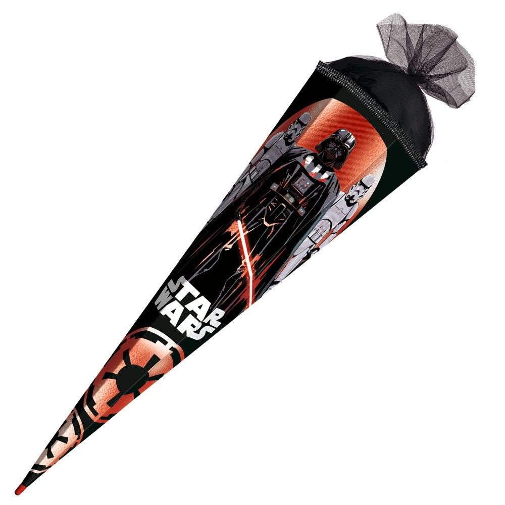 Roth Schultüte Roth Schultüte STAR WARS Folie eckig Schutzspitze Tüllverschluss 85cm
