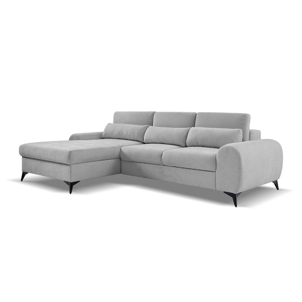 Beautysofa Ecksofa MILAN L, mit Schlaffunktion günstig online kaufen