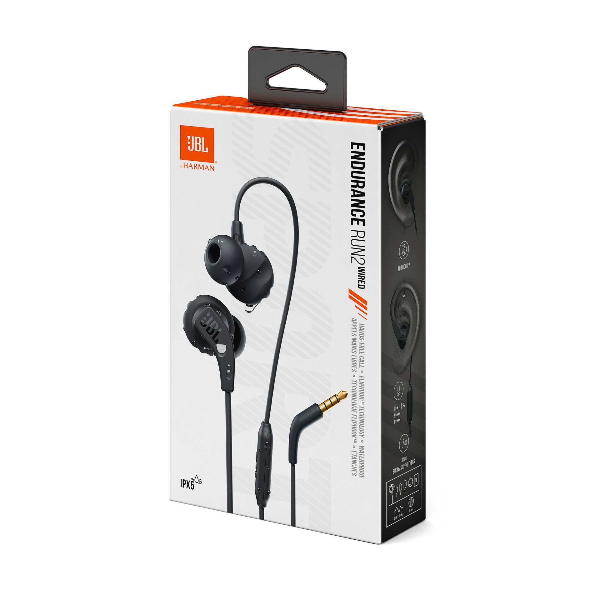 Schwarz Endurance 2 JBL Run In-Ear-Kopfhörer