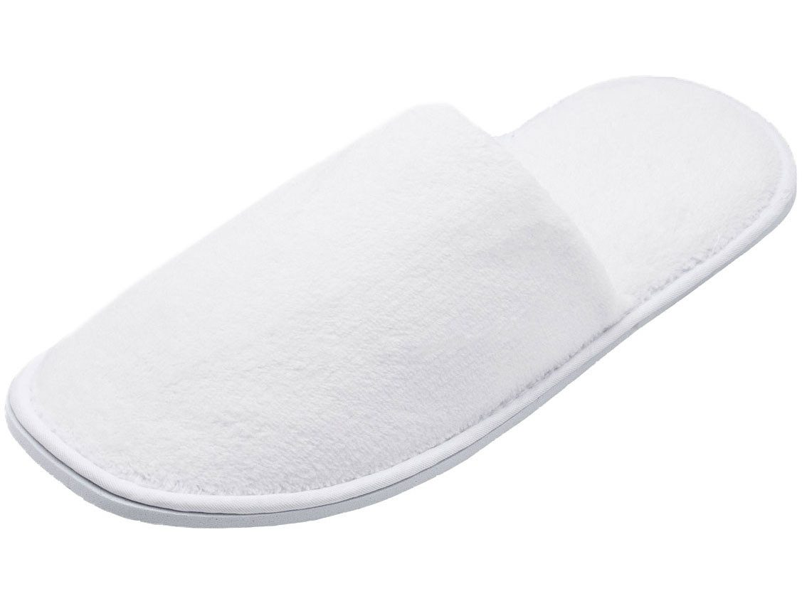 ZOLLNER Pantoffel (10-tlg) Universalgröße, 100% Polyester, vom Hotelwäschespezialisten