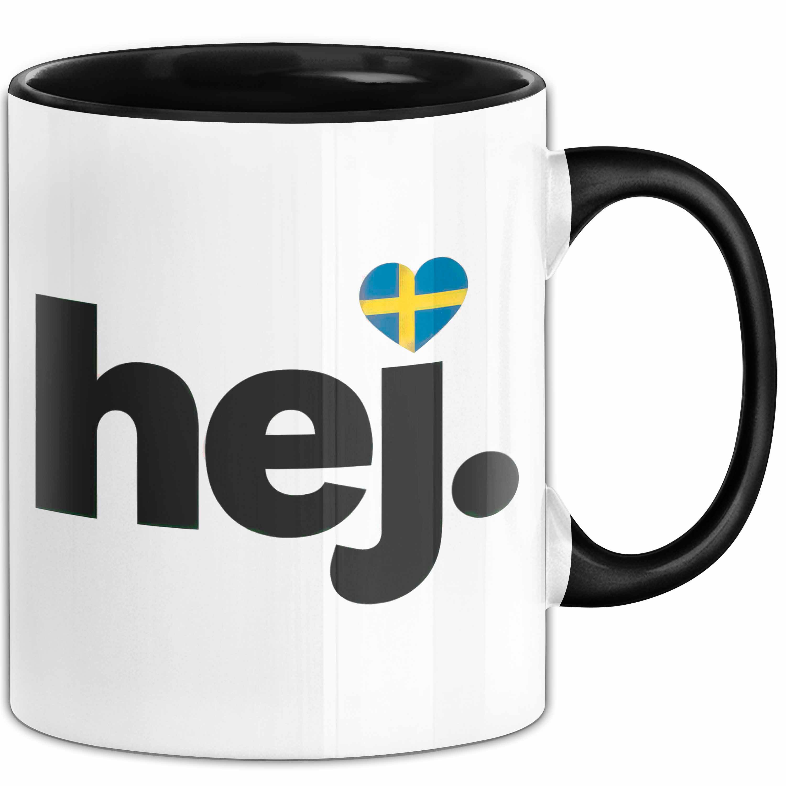 Trendation Tasse Schweden Skandinavien Schwedisch Tasse Geschenk Lustige Geschenkidee