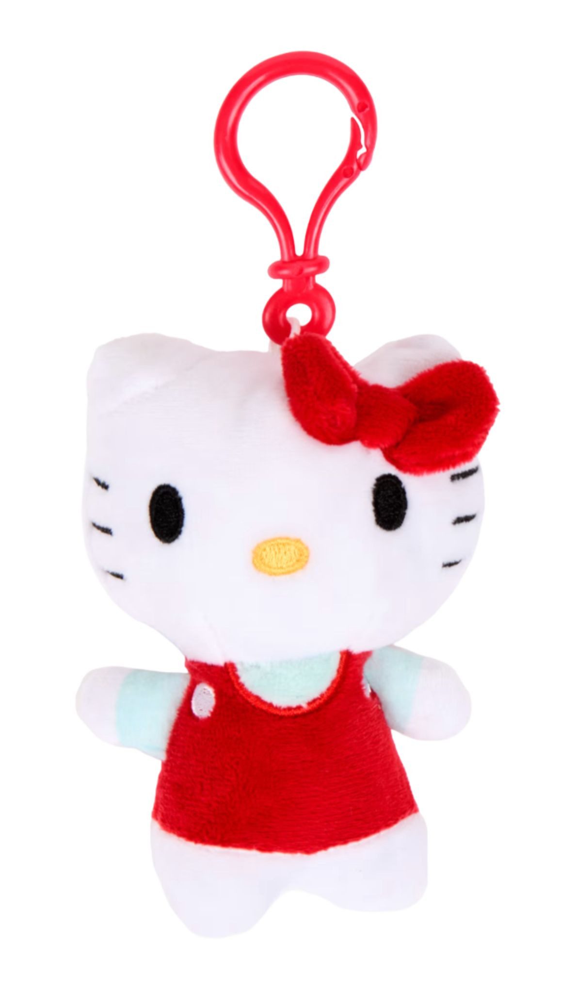 SANRIO Plüschanhänger Hello Kitty Bagclip Kuscheltier Plüsch rot Schlüssela günstig online kaufen