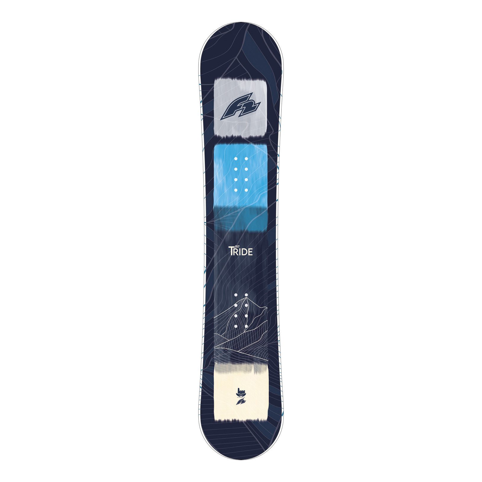 F2 Snowboard F2 Herren Snowboard T - Ride Freestyle 154 cm Blau 2024/25