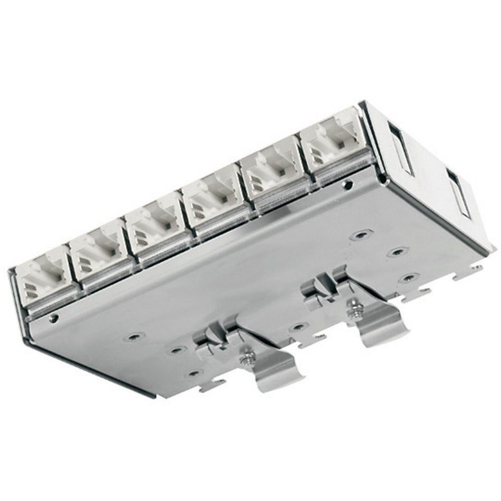 Telegärtner 100006992 6 Port Netzwerk-Patchpanel CAT 6a 3 HE Bestück Netzwerk-Patch-Panel